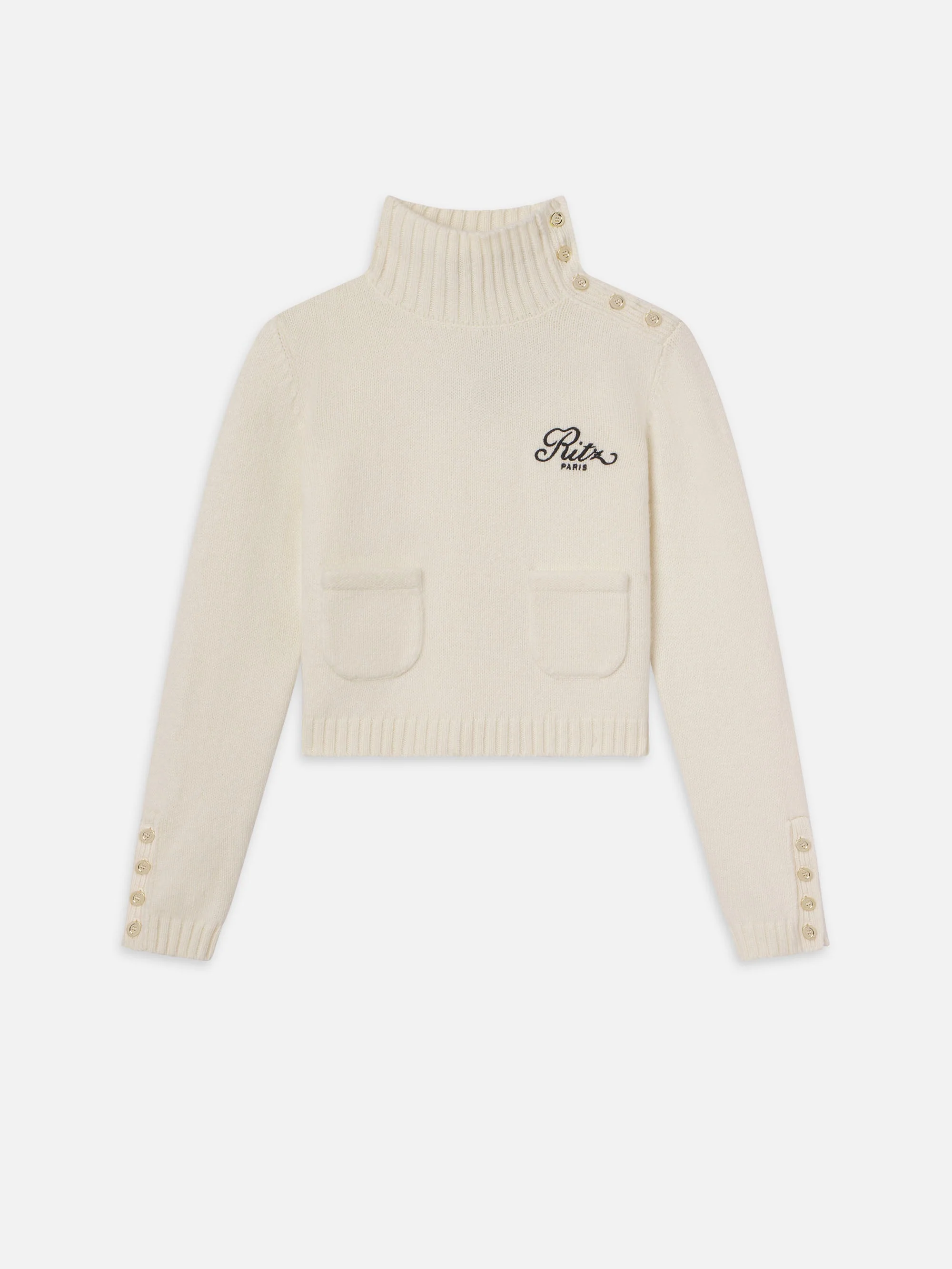 FRAME - Ritz Button Detail Sweater