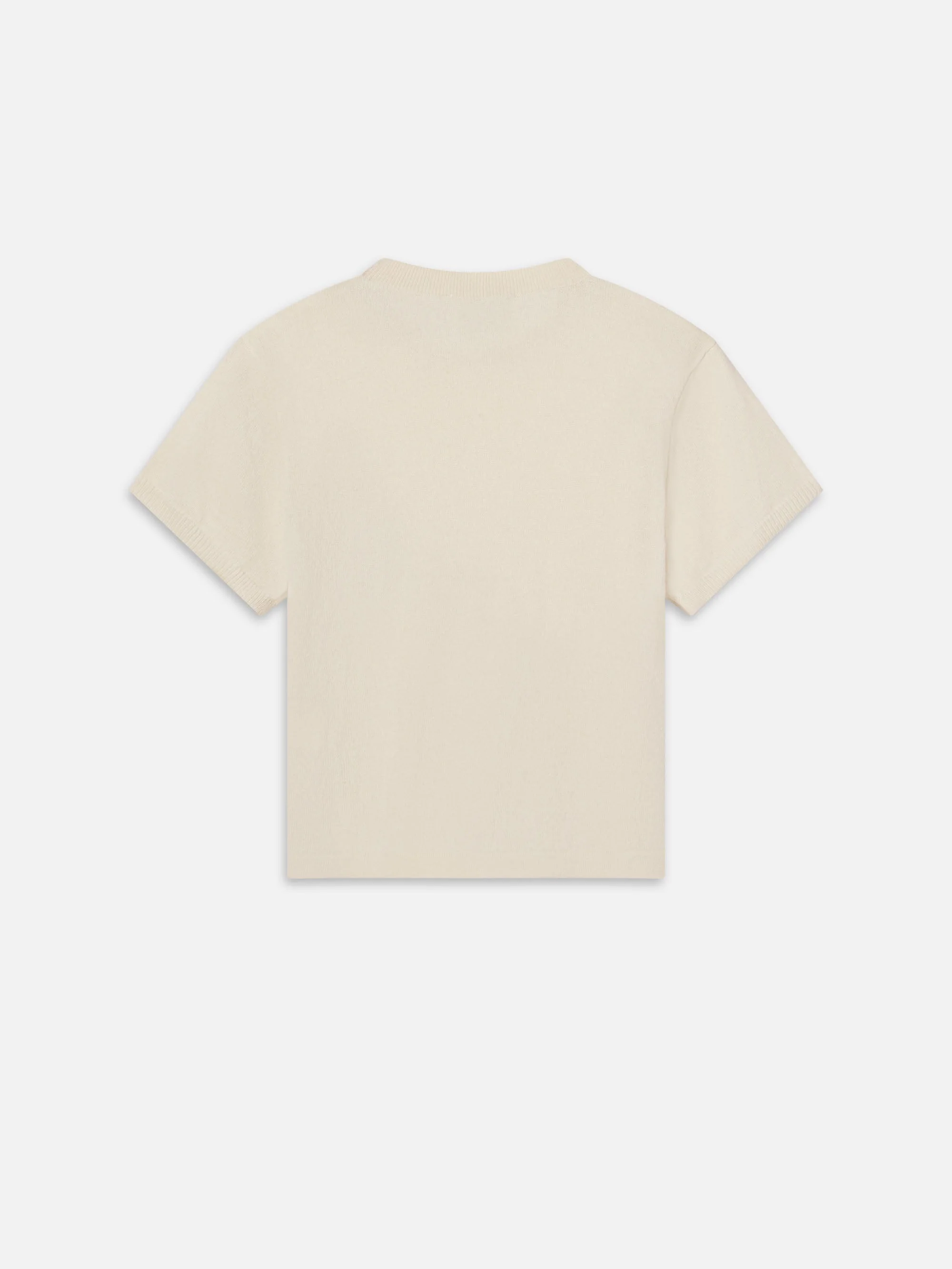 FRAME - Ritz Crest Cashmere Tee - Image 8