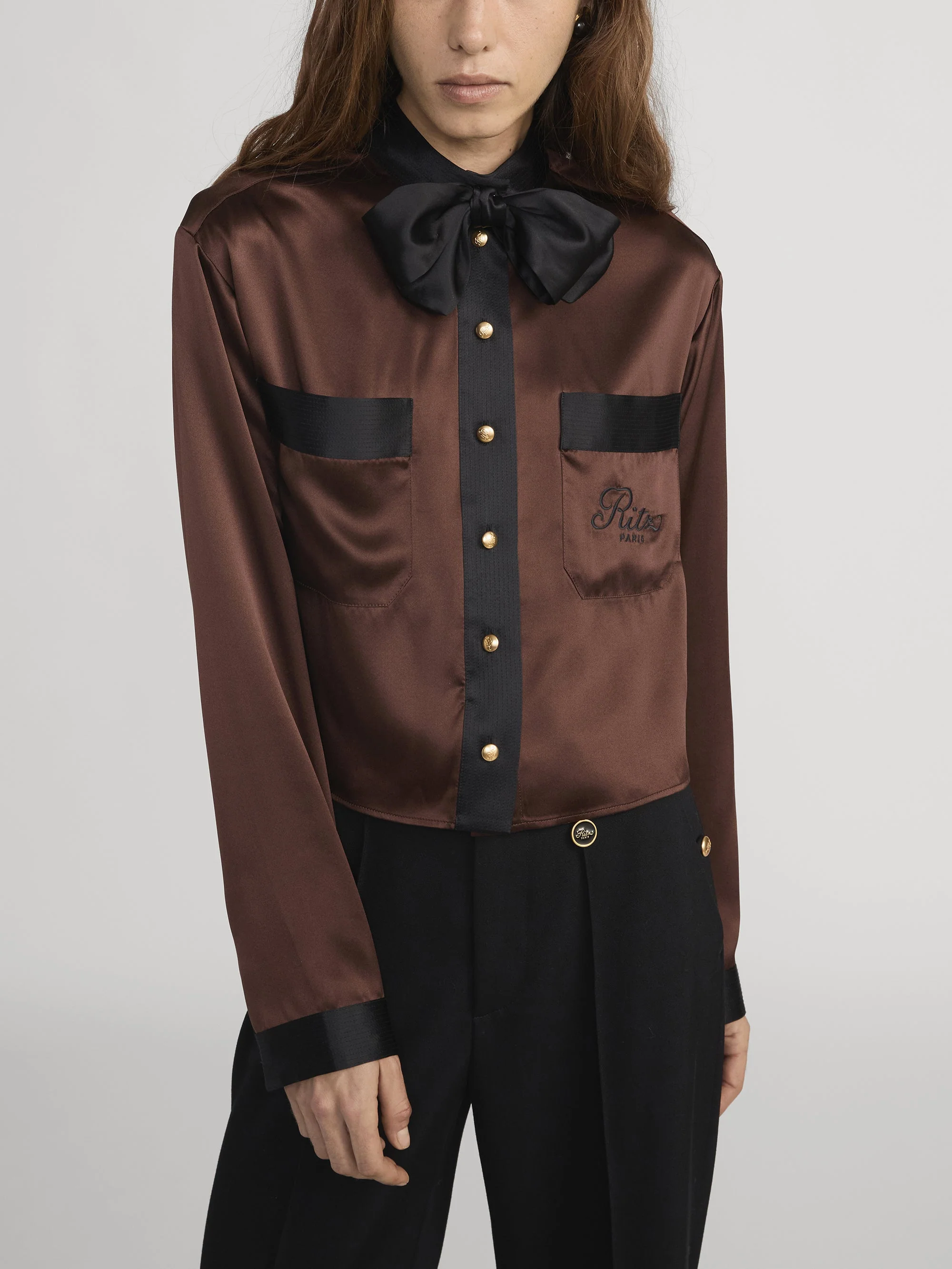 FRAME - Ritz Feminine Silk Blouse - Image 4