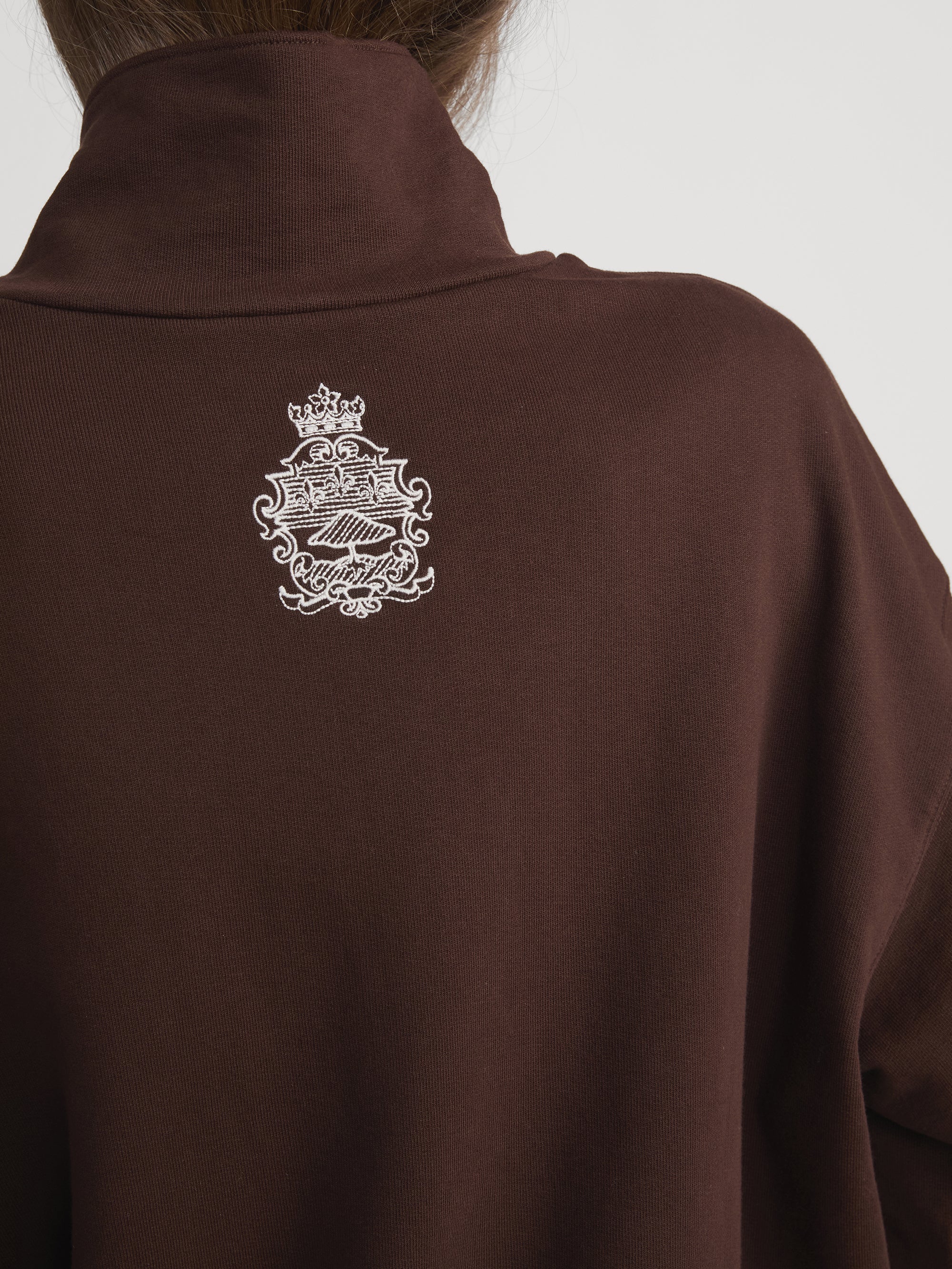 FRAME - Ritz Half Zip Polo - Image 10