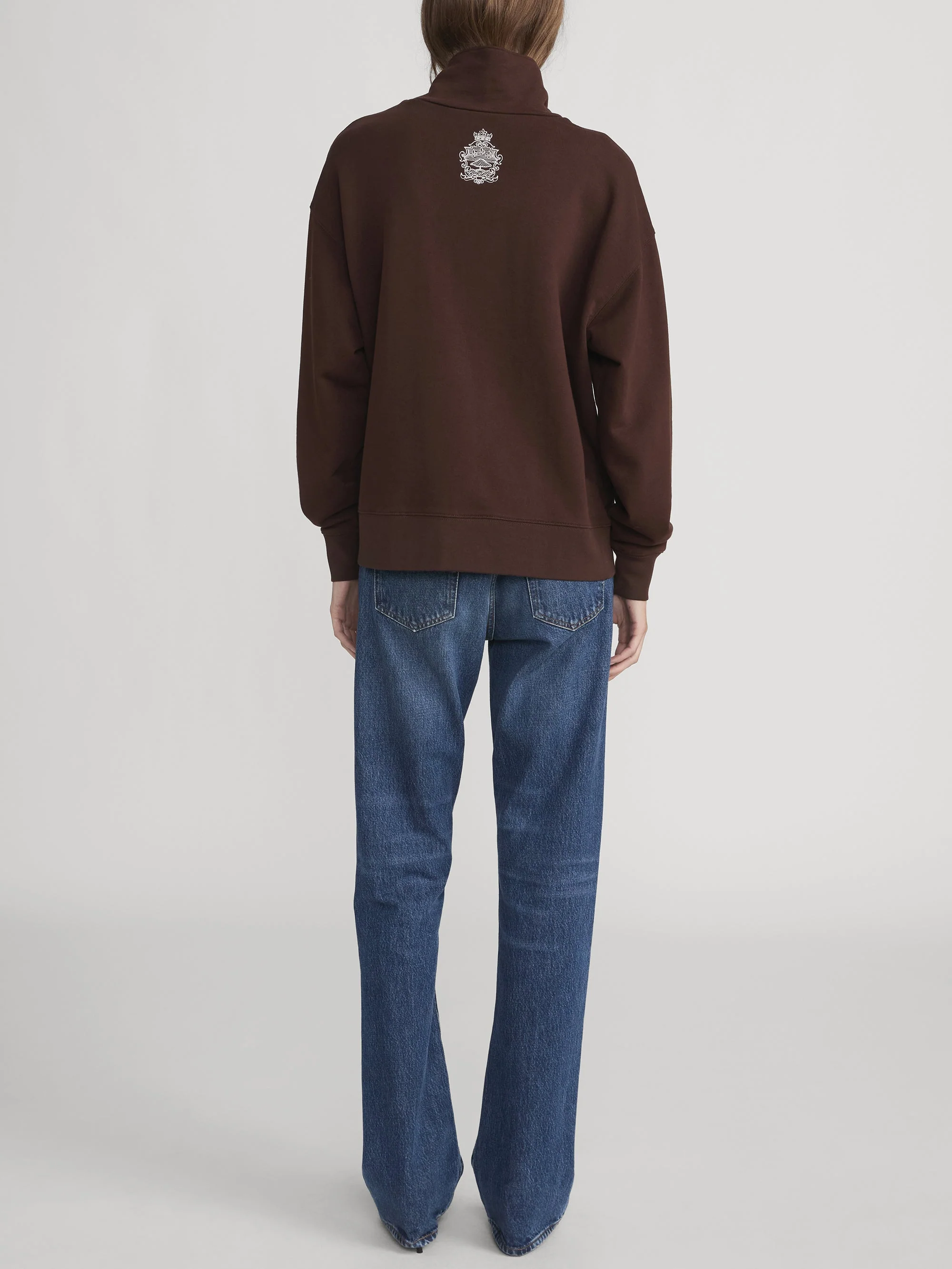FRAME - Ritz Half Zip Polo - Image 6