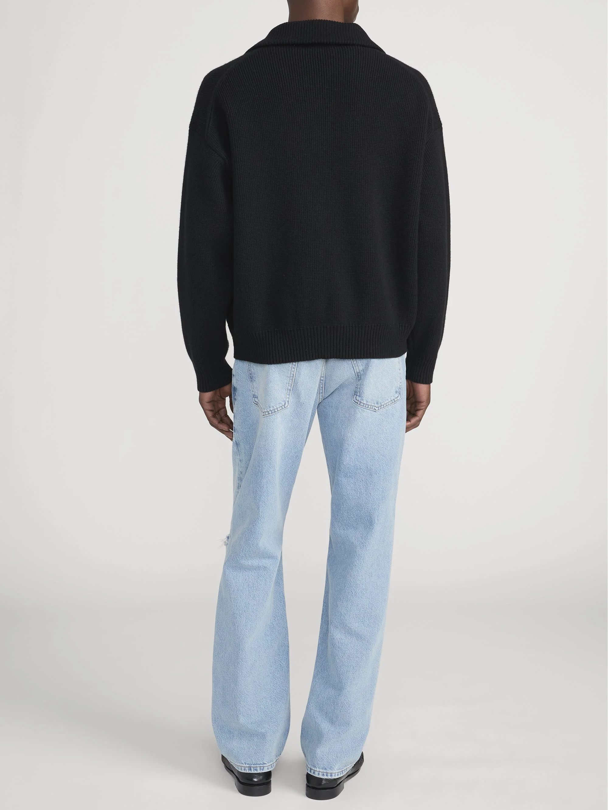 FRAME - Ritz Men's Cashmere Half Zip - Image 6
