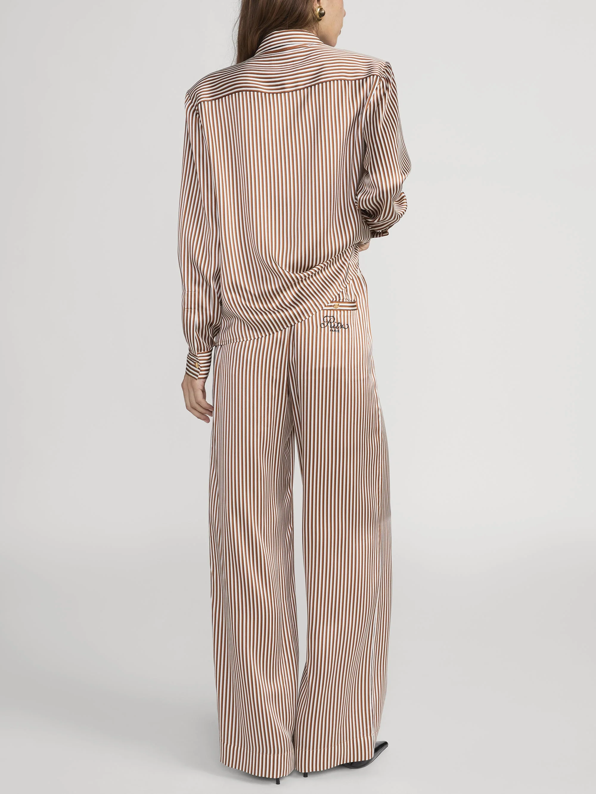 FRAME - Ritz Striped Pajama Pant - Image 6
