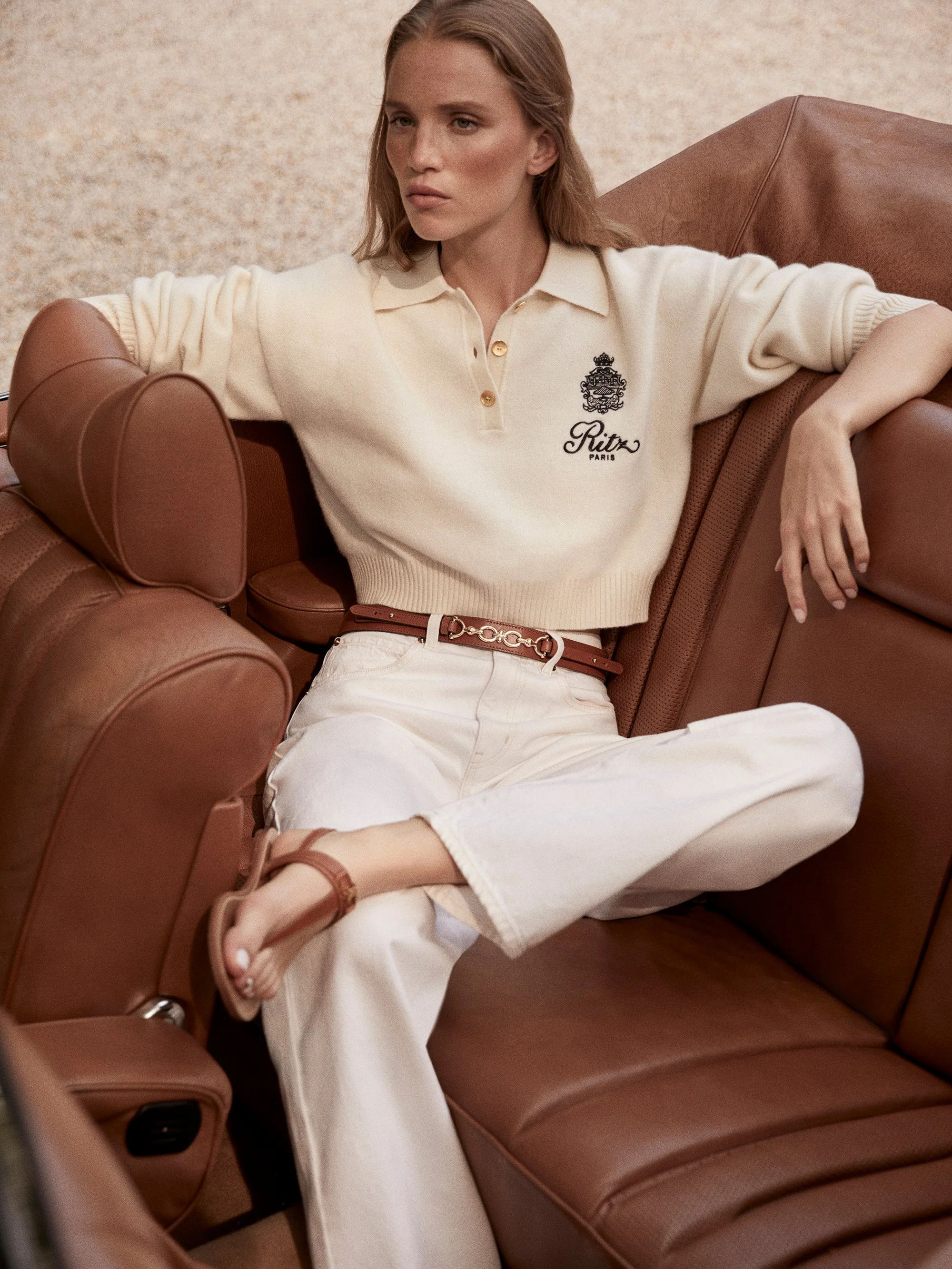 FRAME - Ritz Women's Crest Cashmere Sweater - Image 2