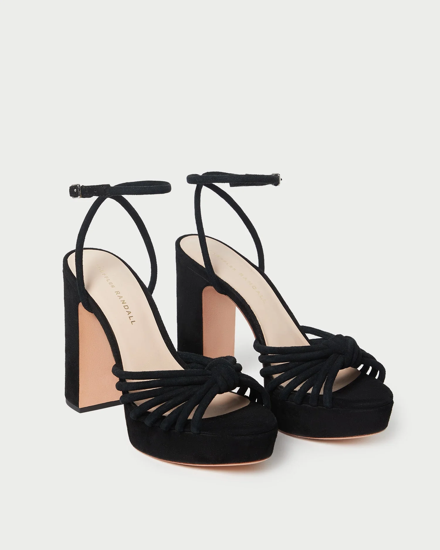 Loeffler Randall - Rivka Black Suede Platform Sandal - Image 3