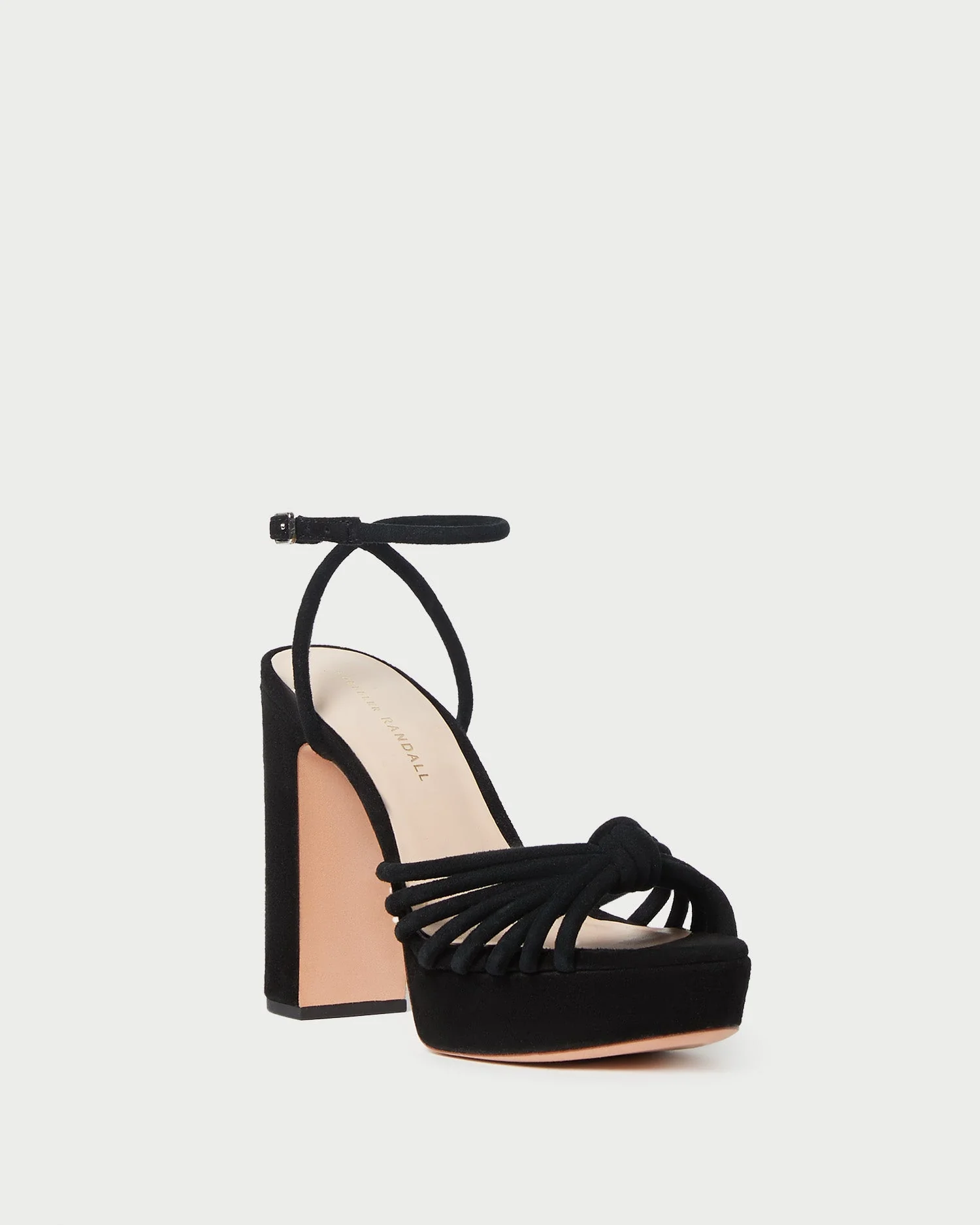 Loeffler Randall - Rivka Black Suede Platform Sandal - Image 4
