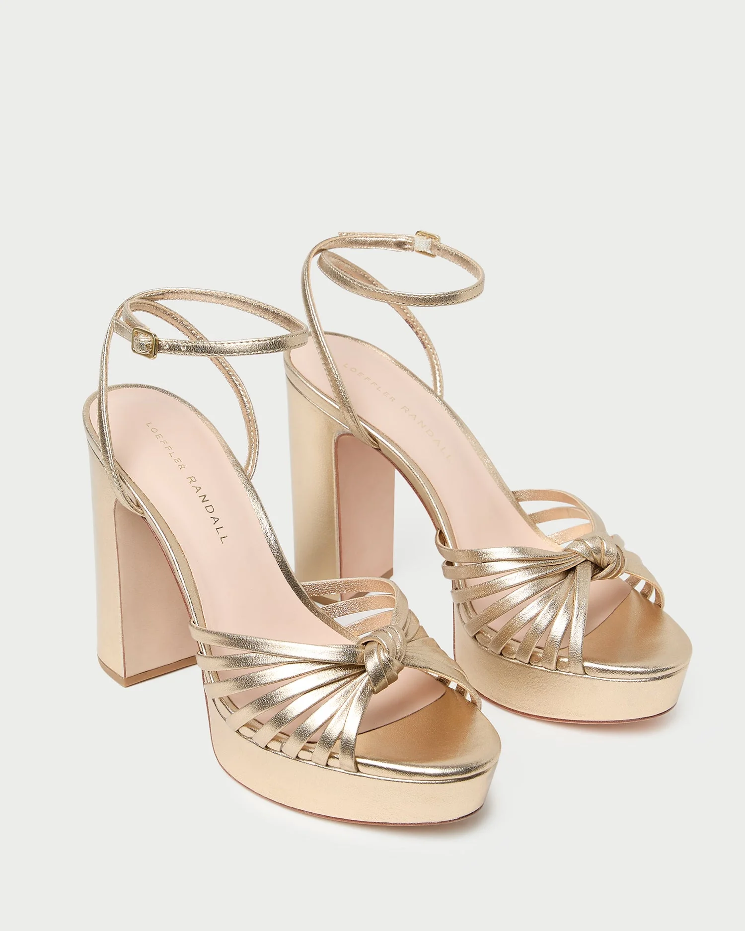 Loeffler Randall - Rivka Champagne Knot Platform Sandal - Image 4