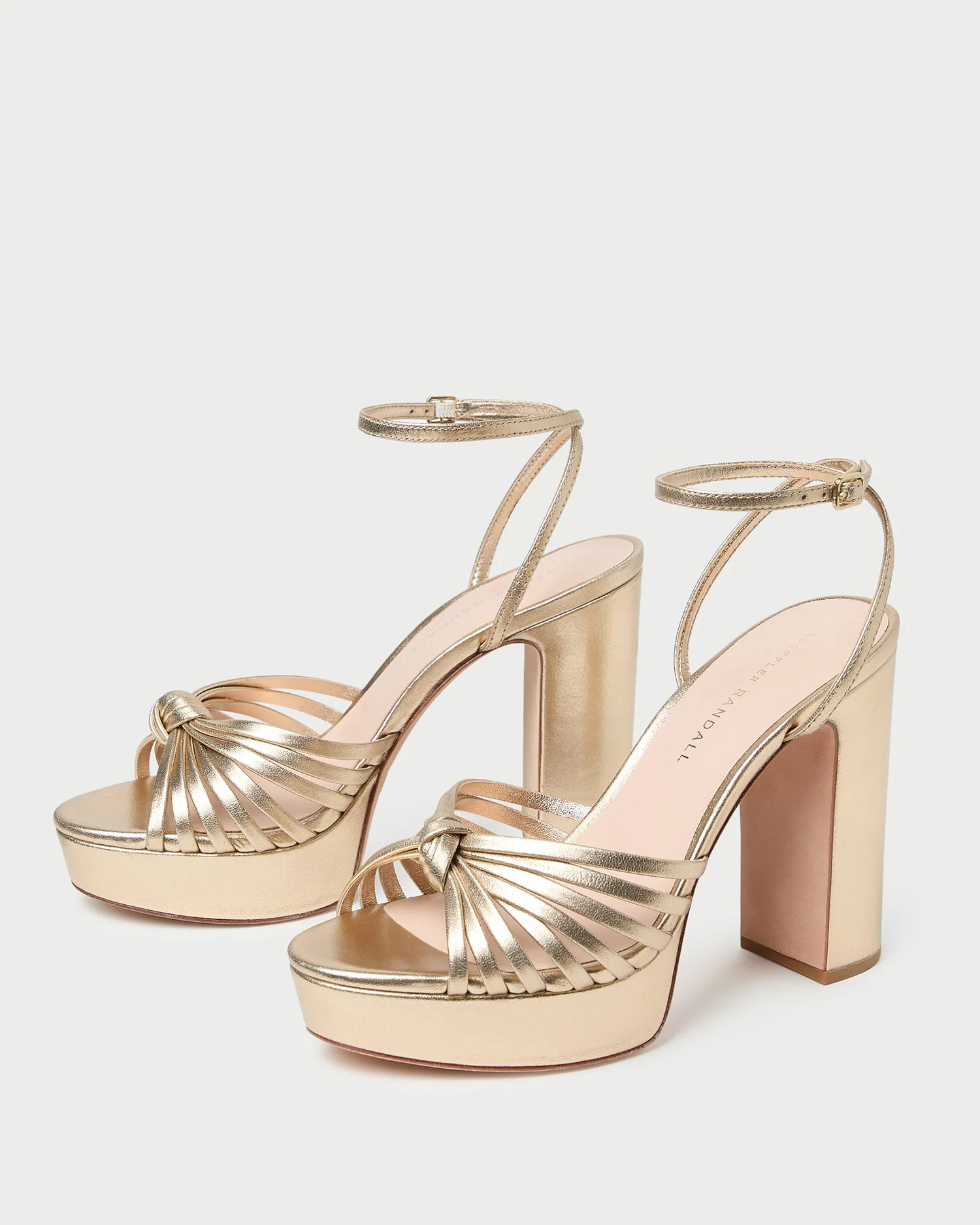Loeffler Randall - Rivka Champagne Knot Platform Sandal - Image 5