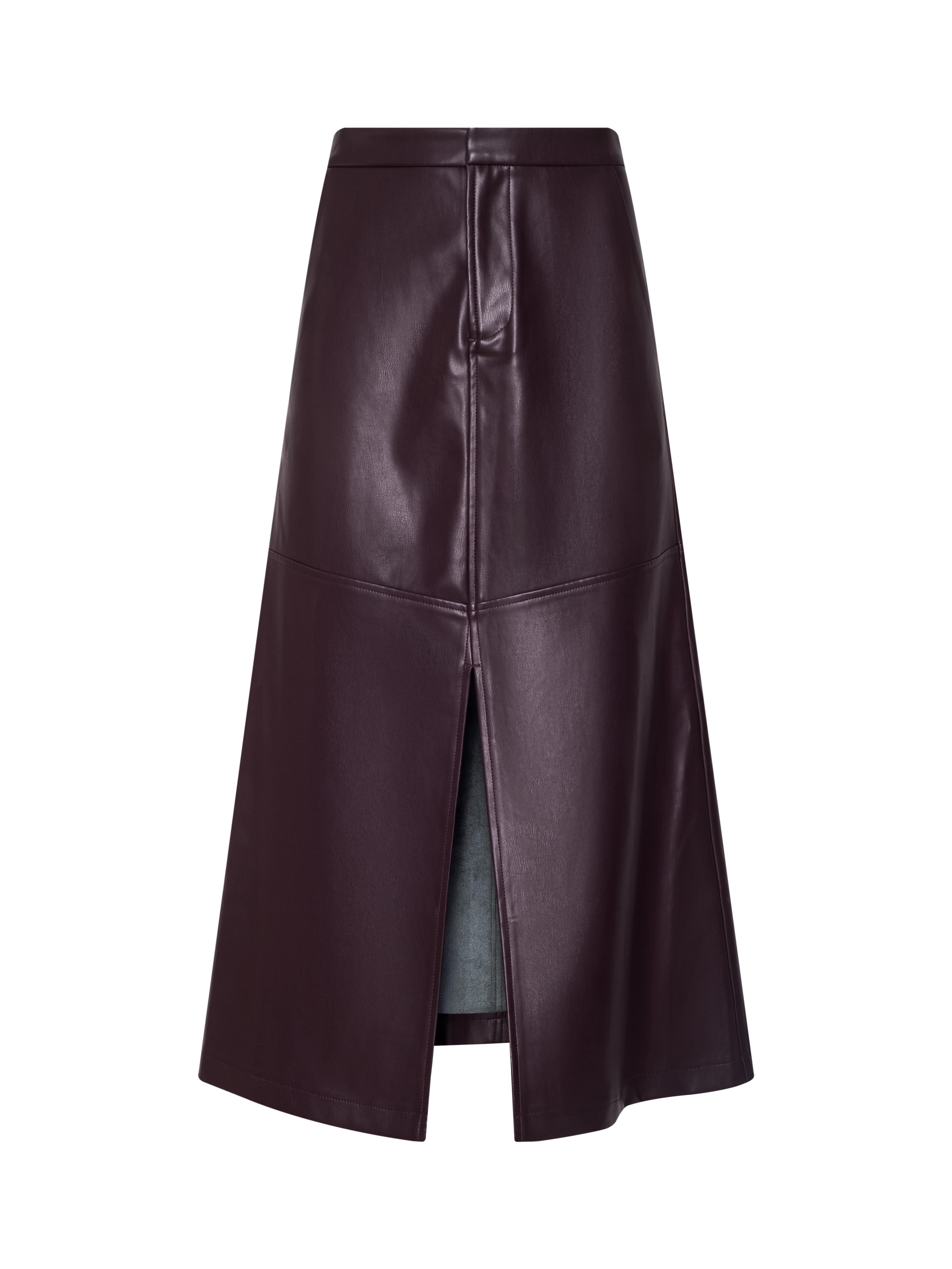 L'AGENCE - Robyn Vegan Leather Midi Skirt - Image 12