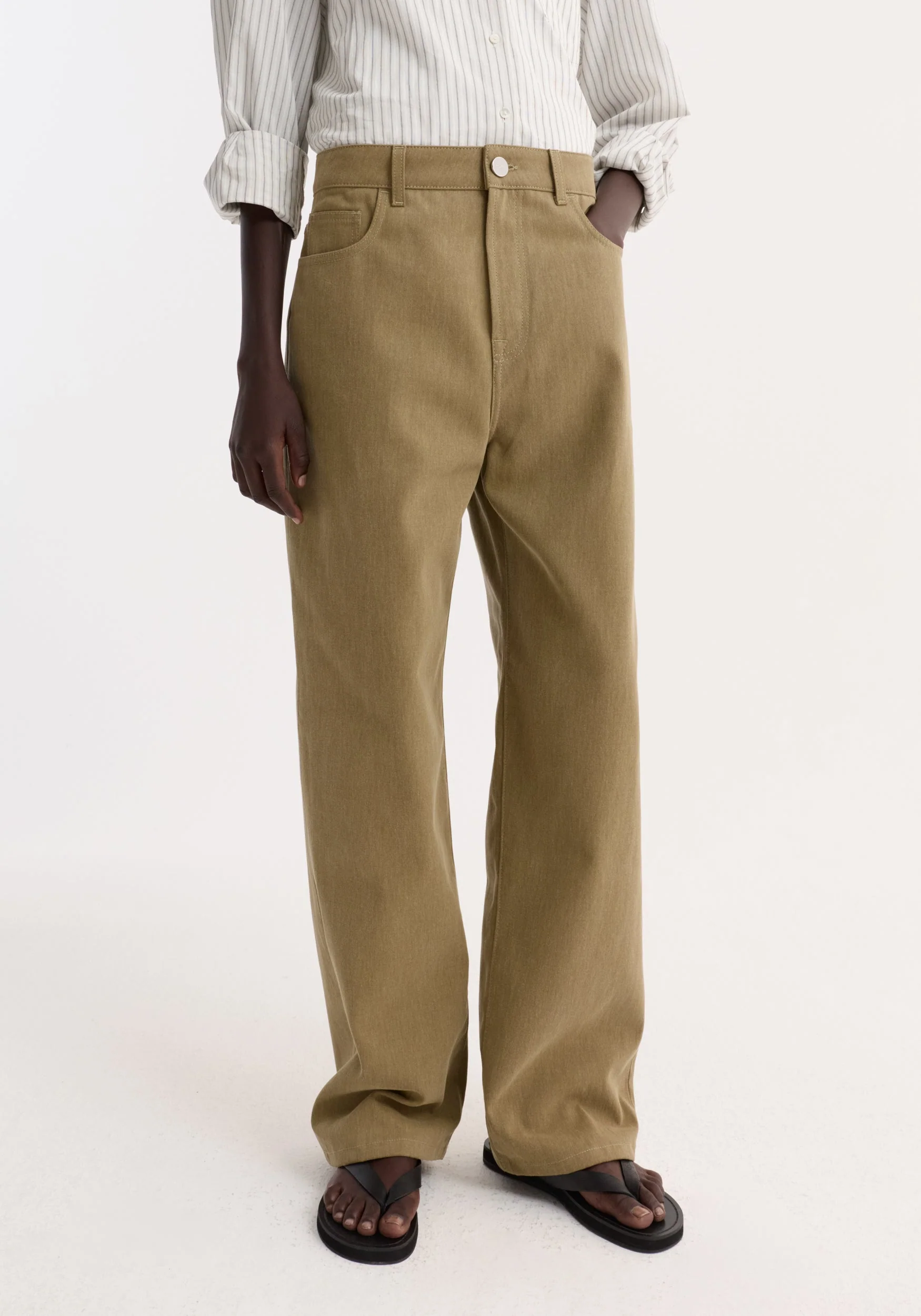 ROHE - Baggy fit denim | sage - Image 2