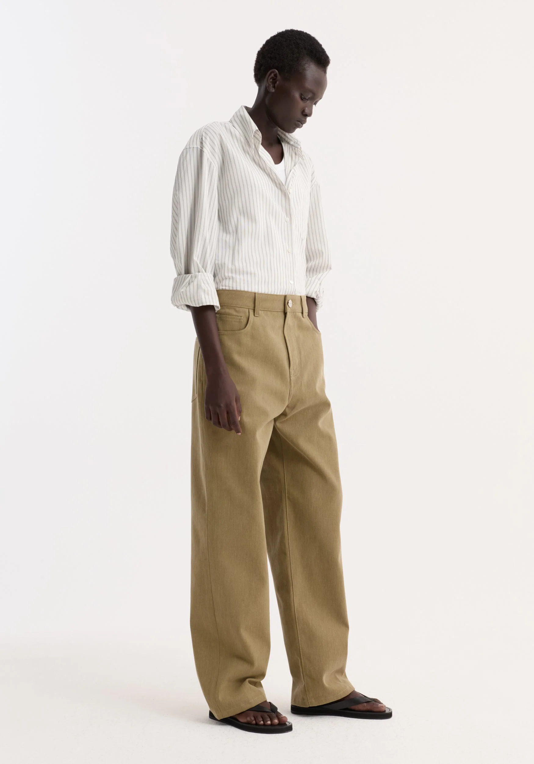 ROHE - Baggy fit denim | sage - Image 3