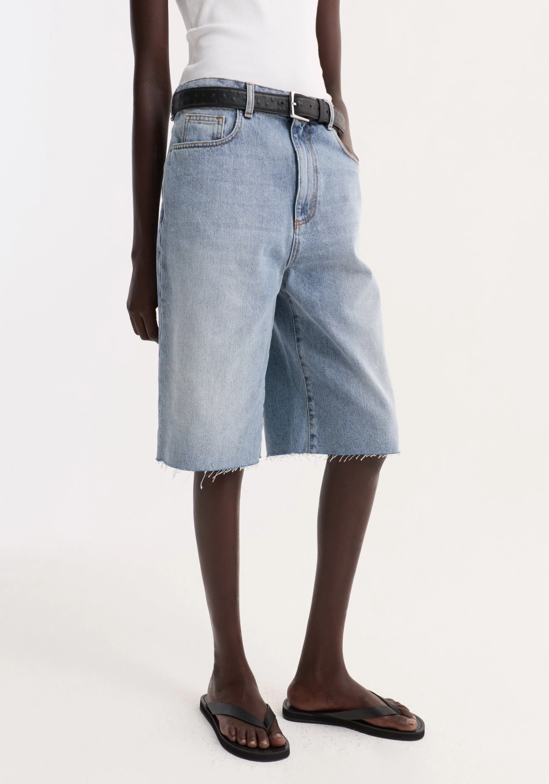 ROHE - Baggy fit denim shorts | classic blue - Image 2