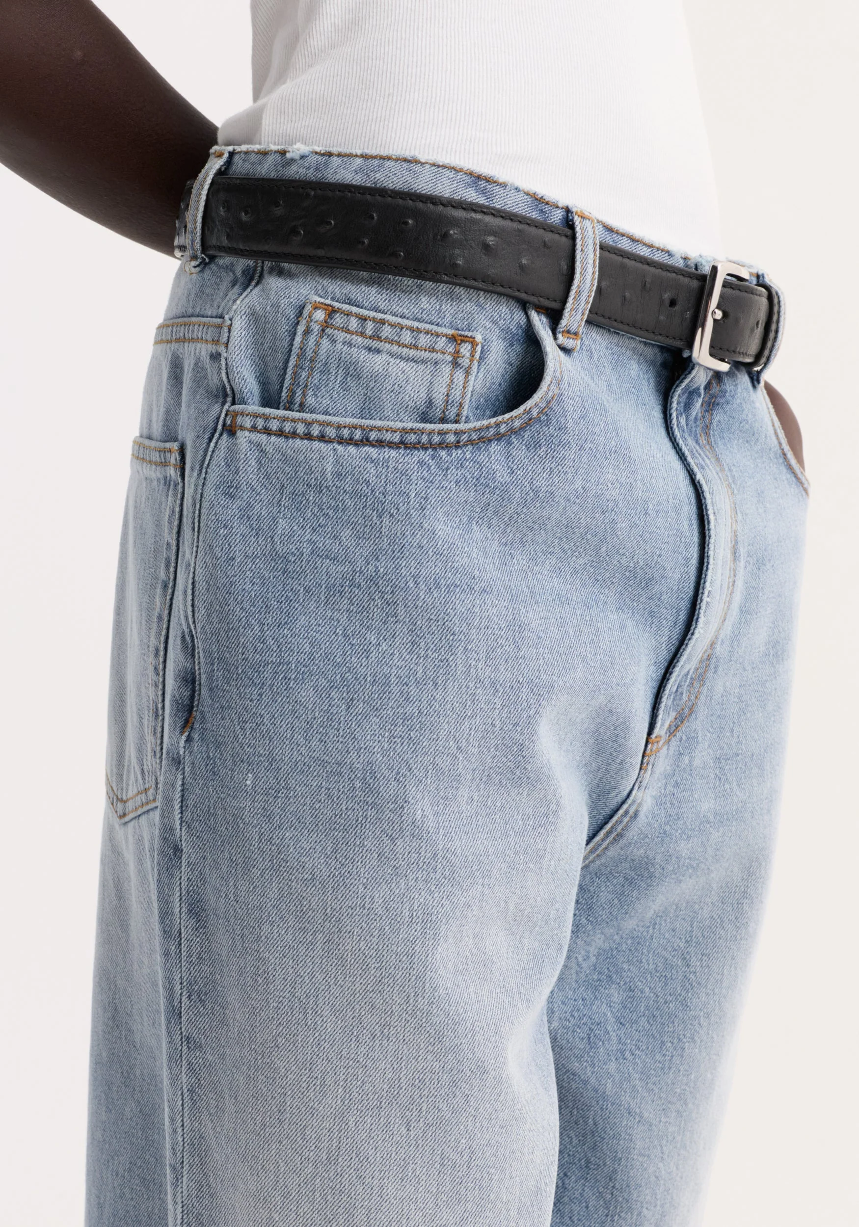 ROHE - Baggy fit denim shorts | classic blue - Image 3