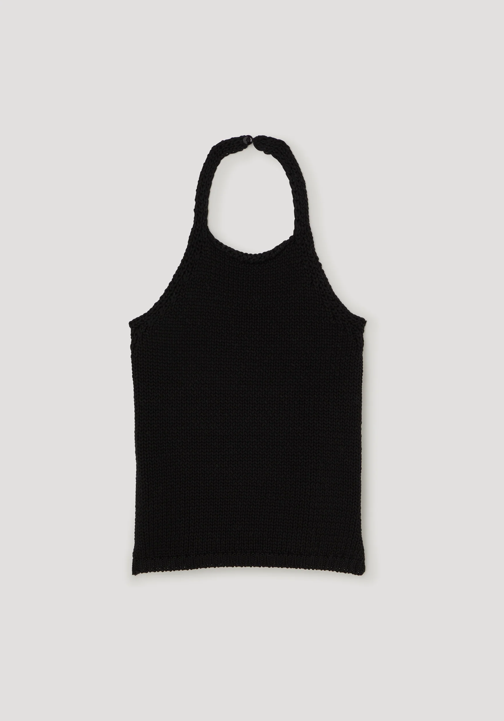 ROHE - Chunky knit halter top | black - Image 6