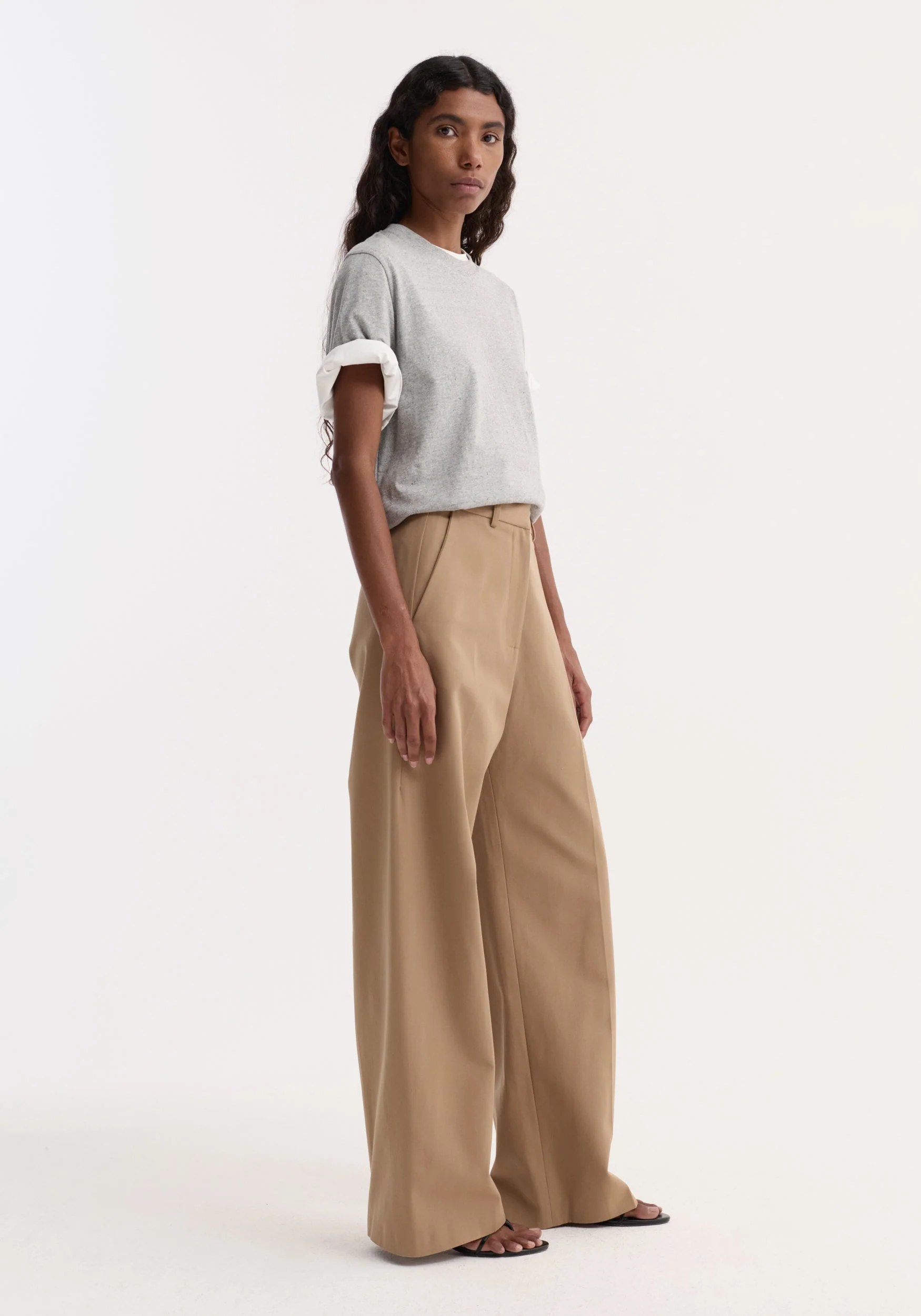 ROHE - Classic baggy chino | beige - Image 3