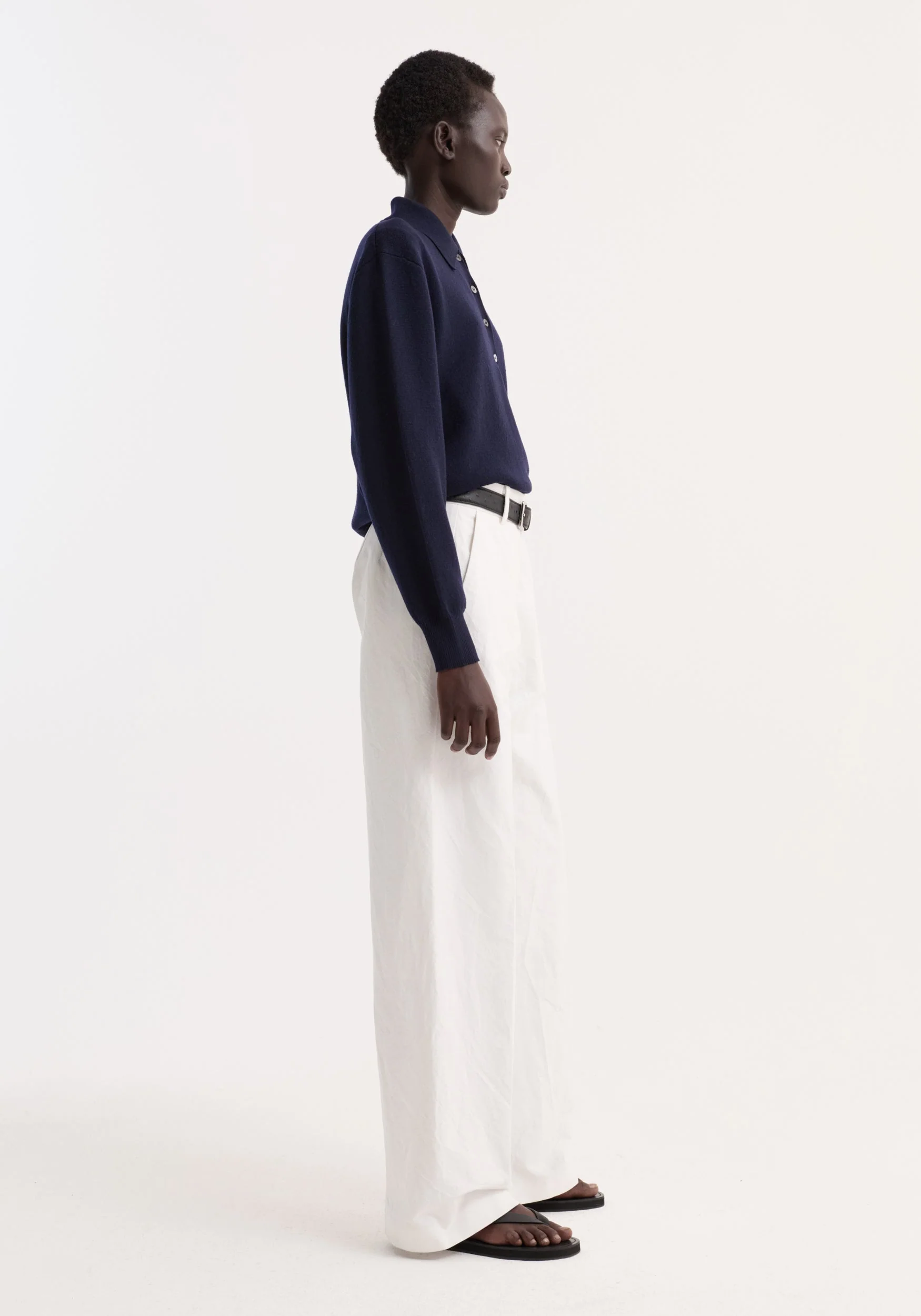 ROHE - Classic baggy chino | optic white - Image 3
