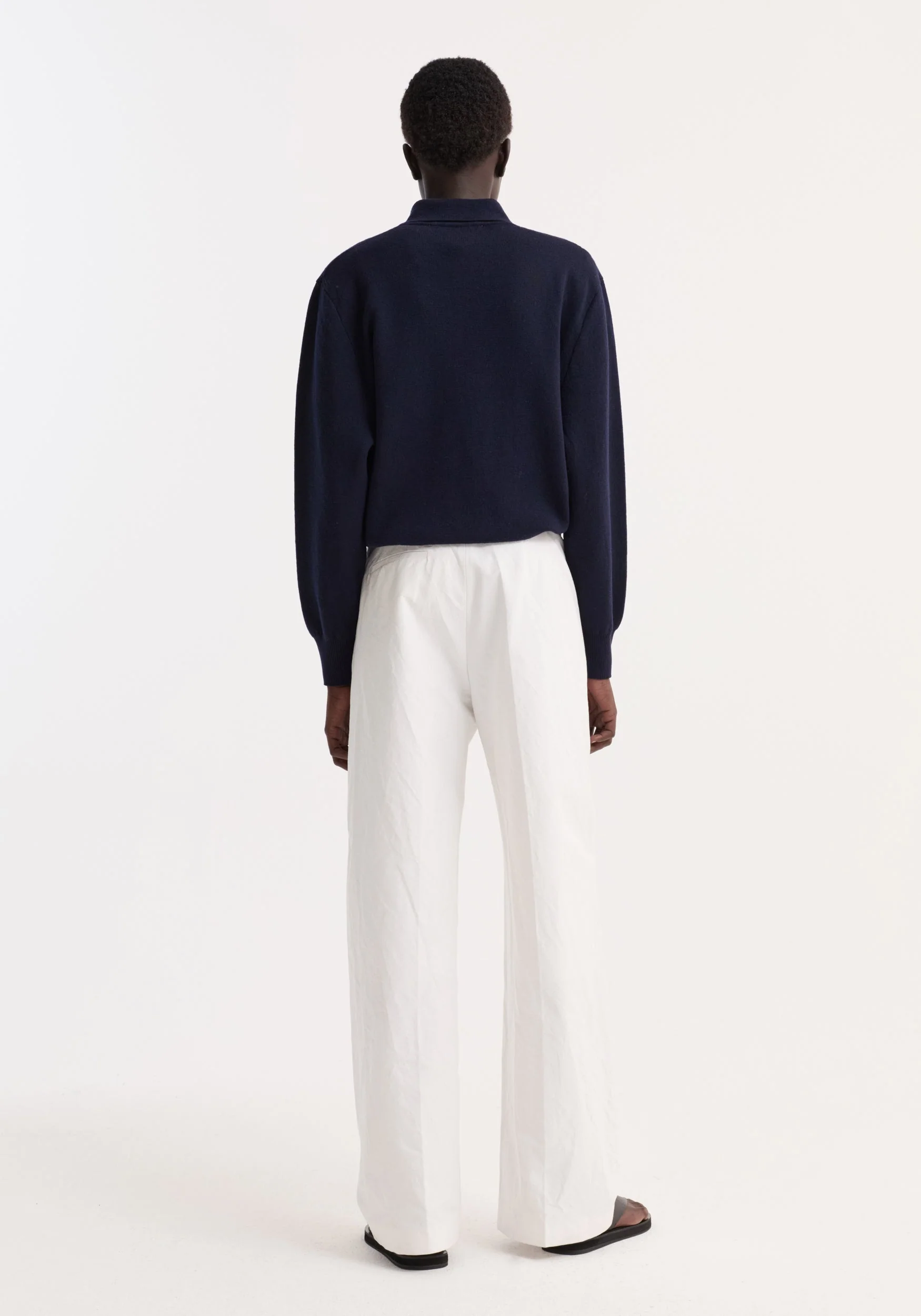 ROHE - Classic baggy chino | optic white - Image 4