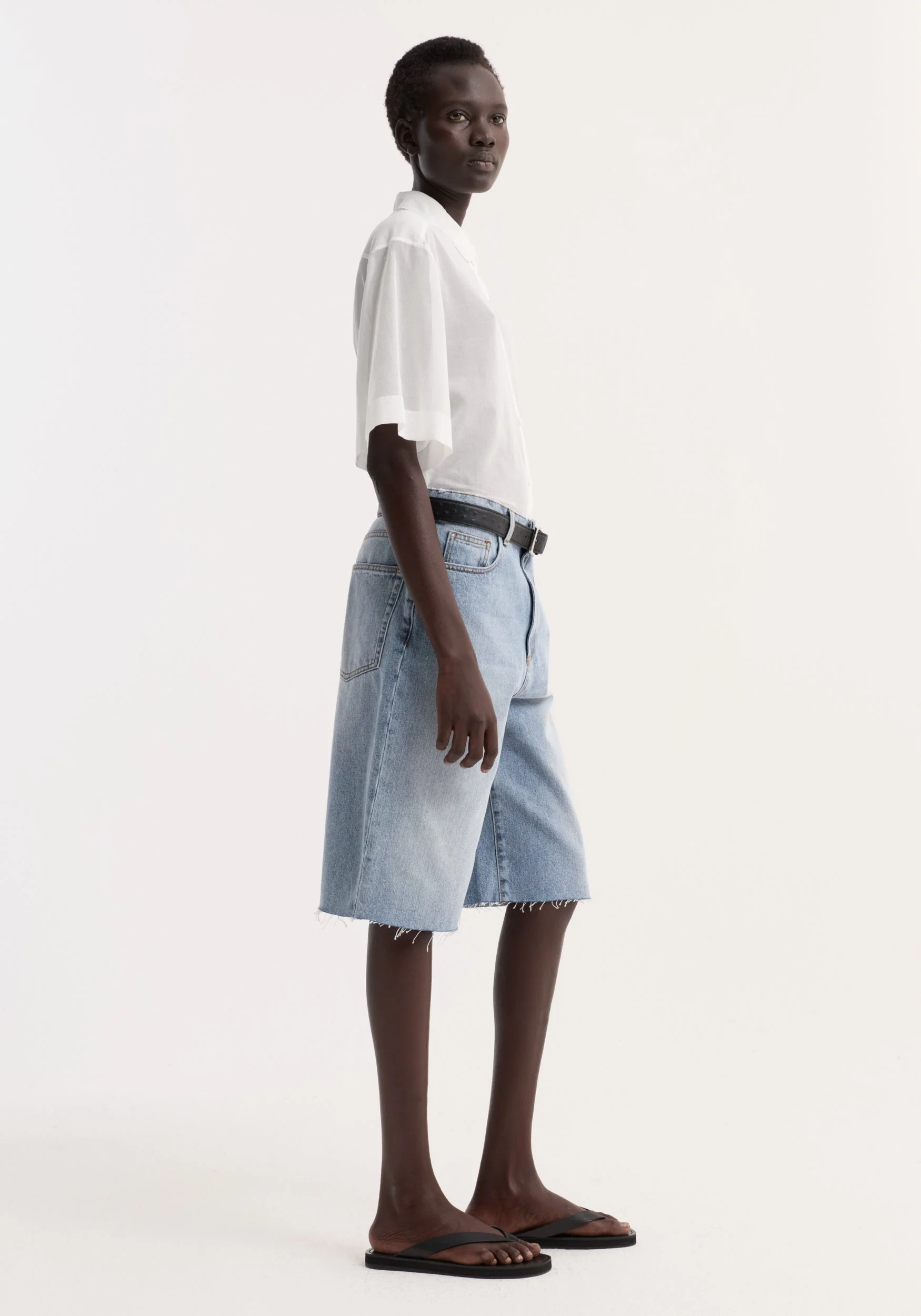 ROHE - Embroidered muslin shirt | optic white - Image 4