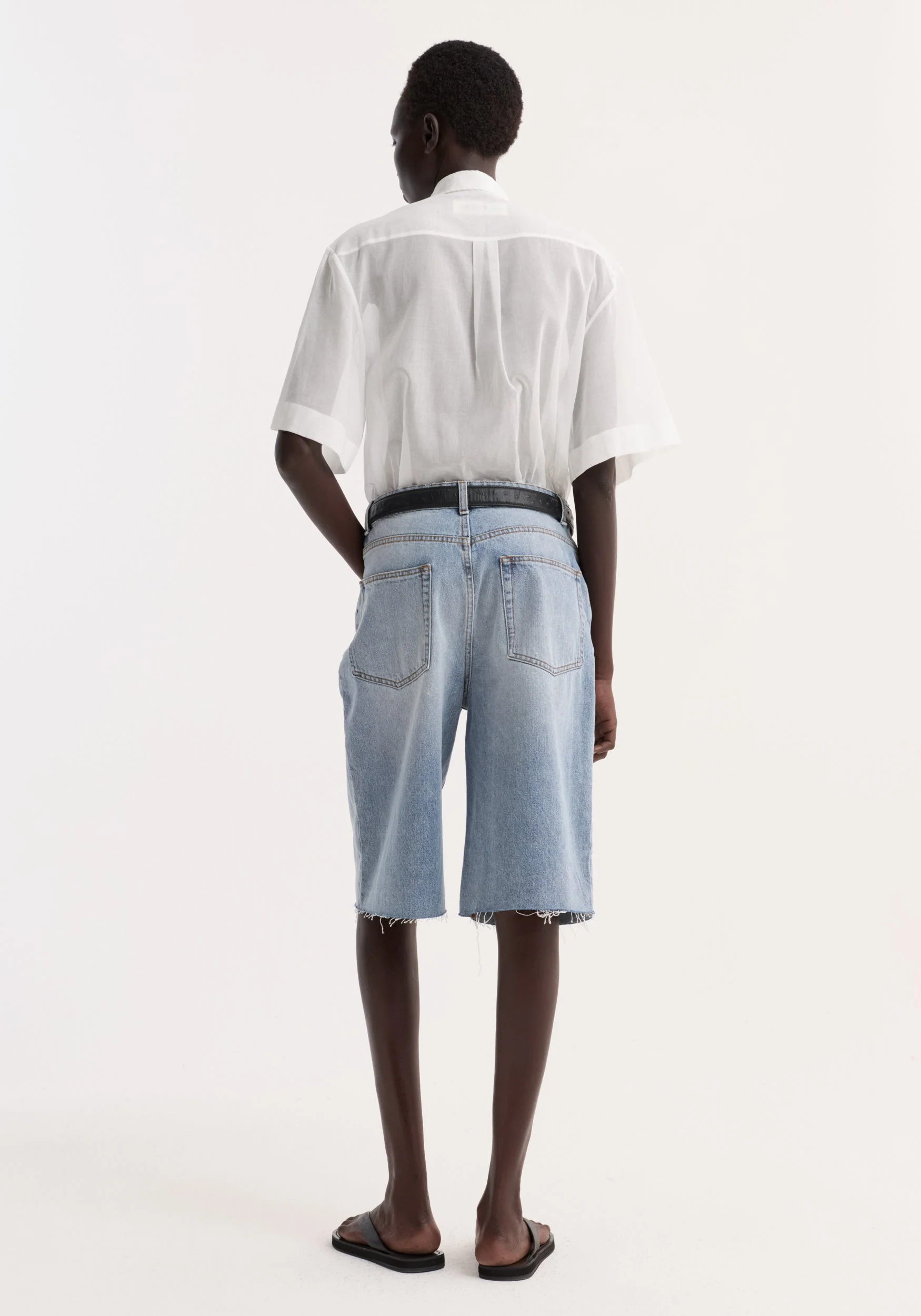 ROHE - Embroidered muslin shirt | optic white - Image 5