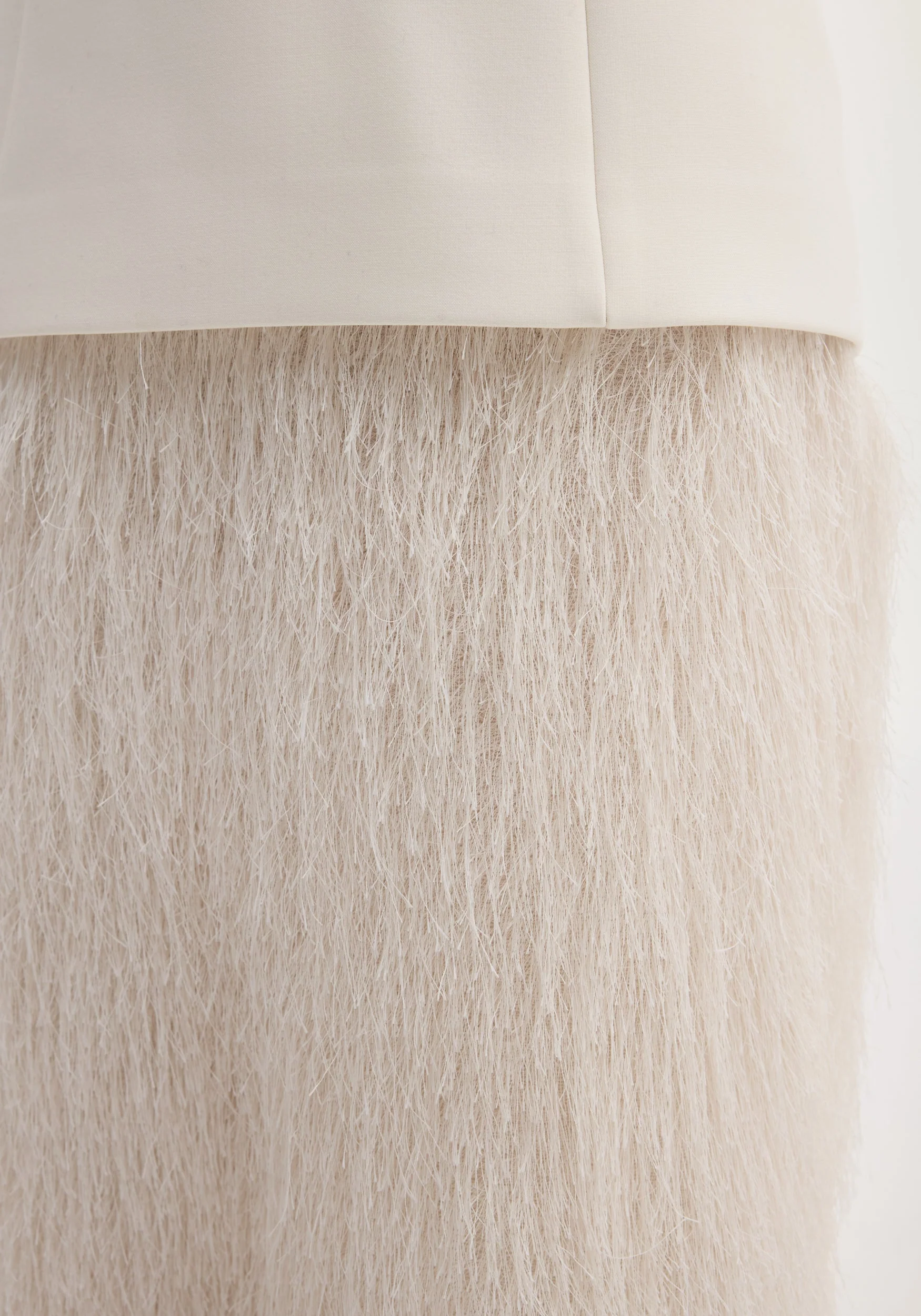 ROHE - Fringe dress | ivory - Image 4