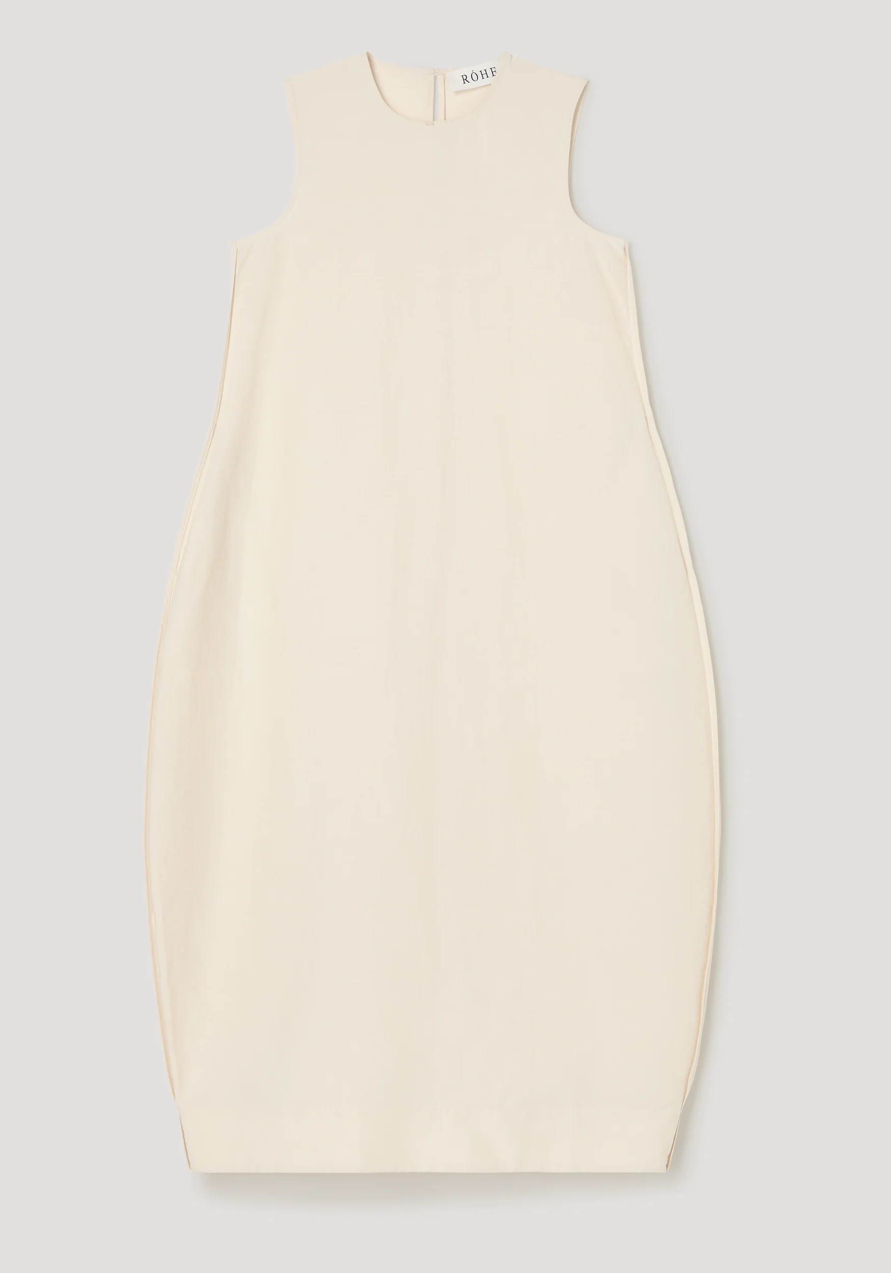 ROHE - Hourglass linen silk dress | butter - Image 6