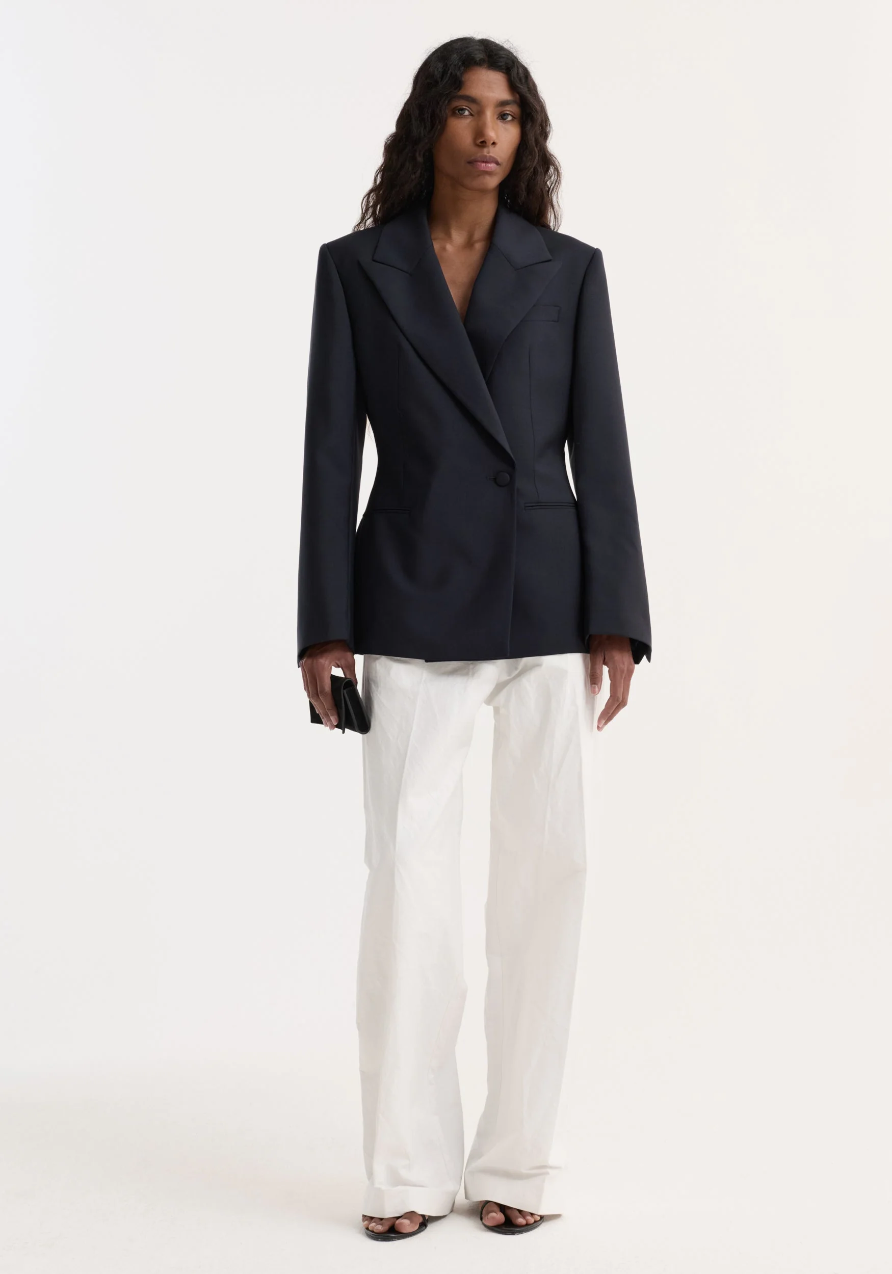 ROHE - Hourglass shaped blazer | navy