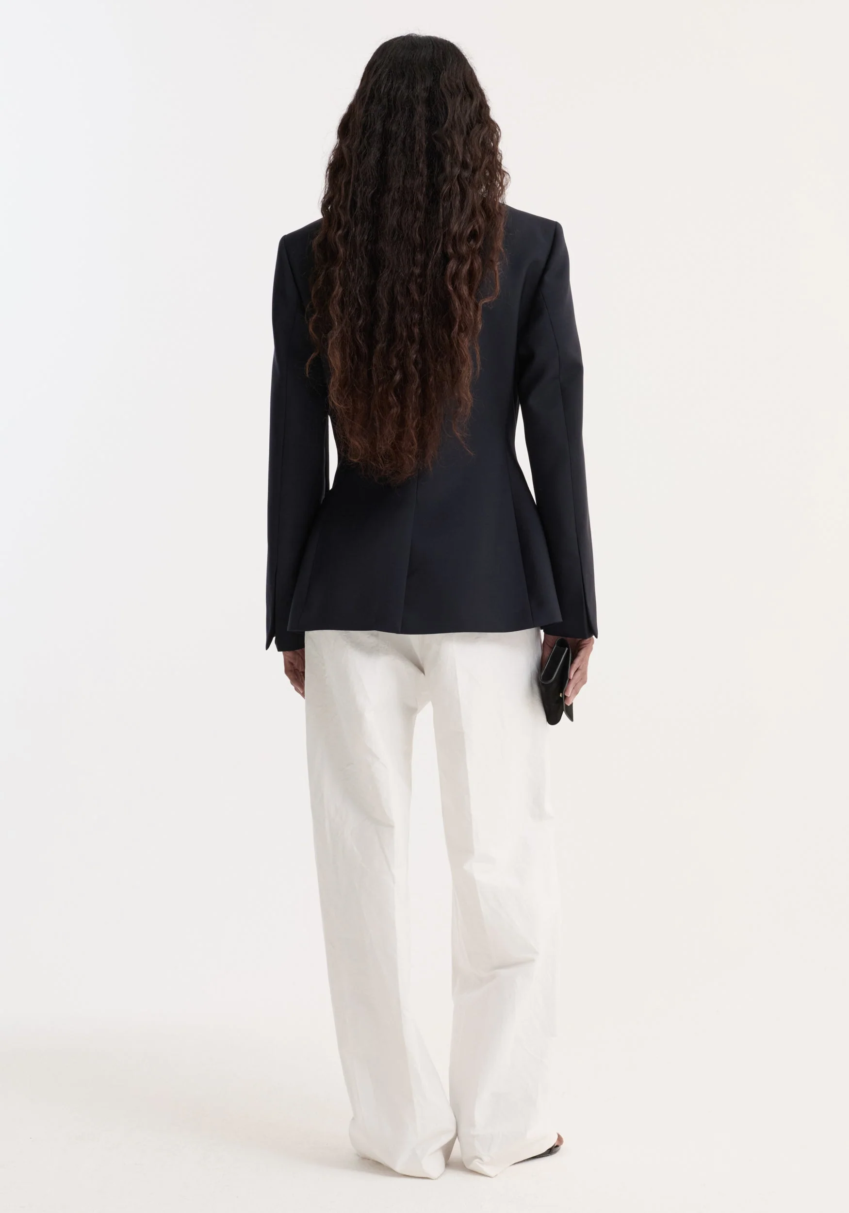 ROHE - Hourglass shaped blazer | navy - Image 5