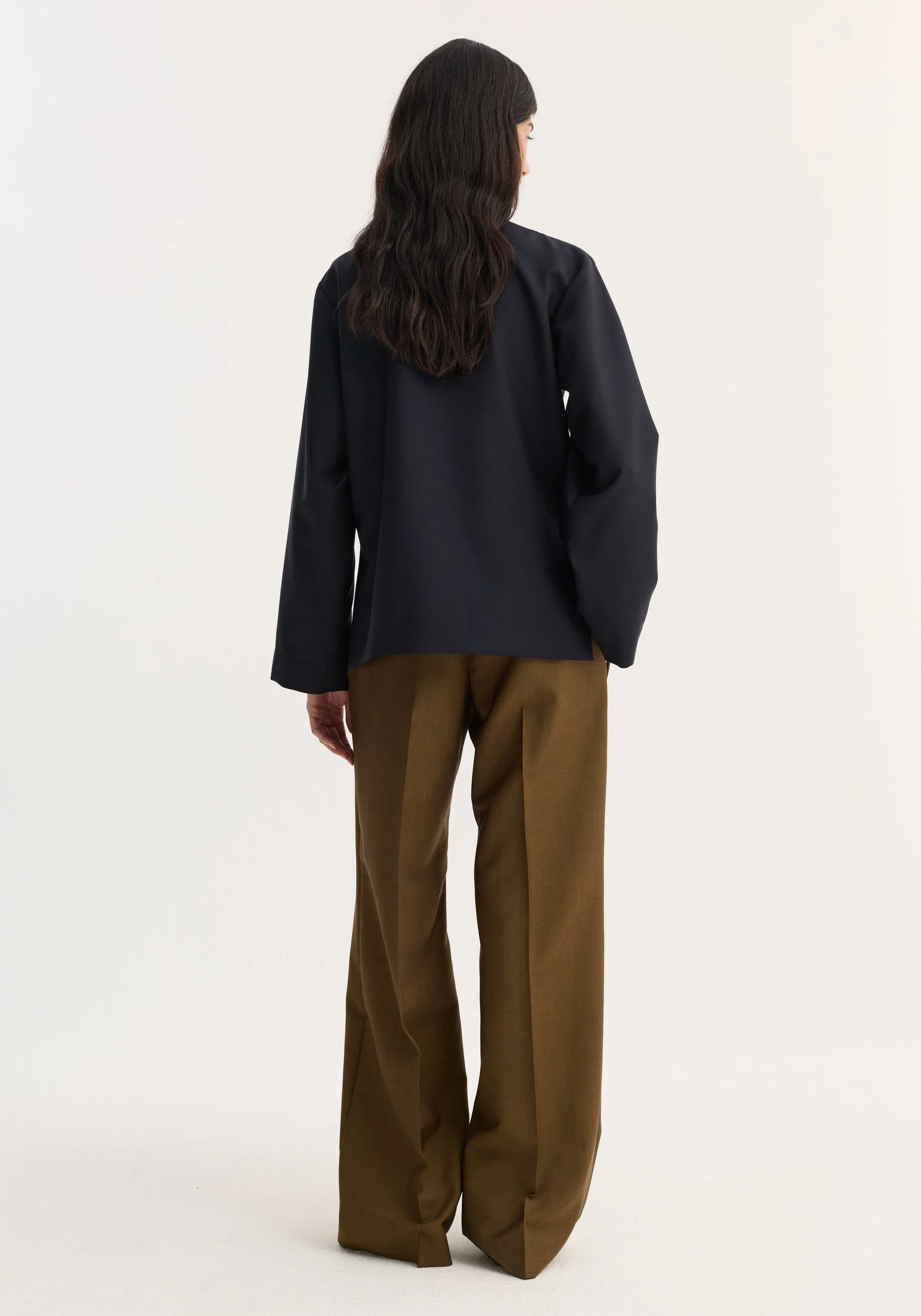 ROHE - Pankou closure jacket | navy - Image 5