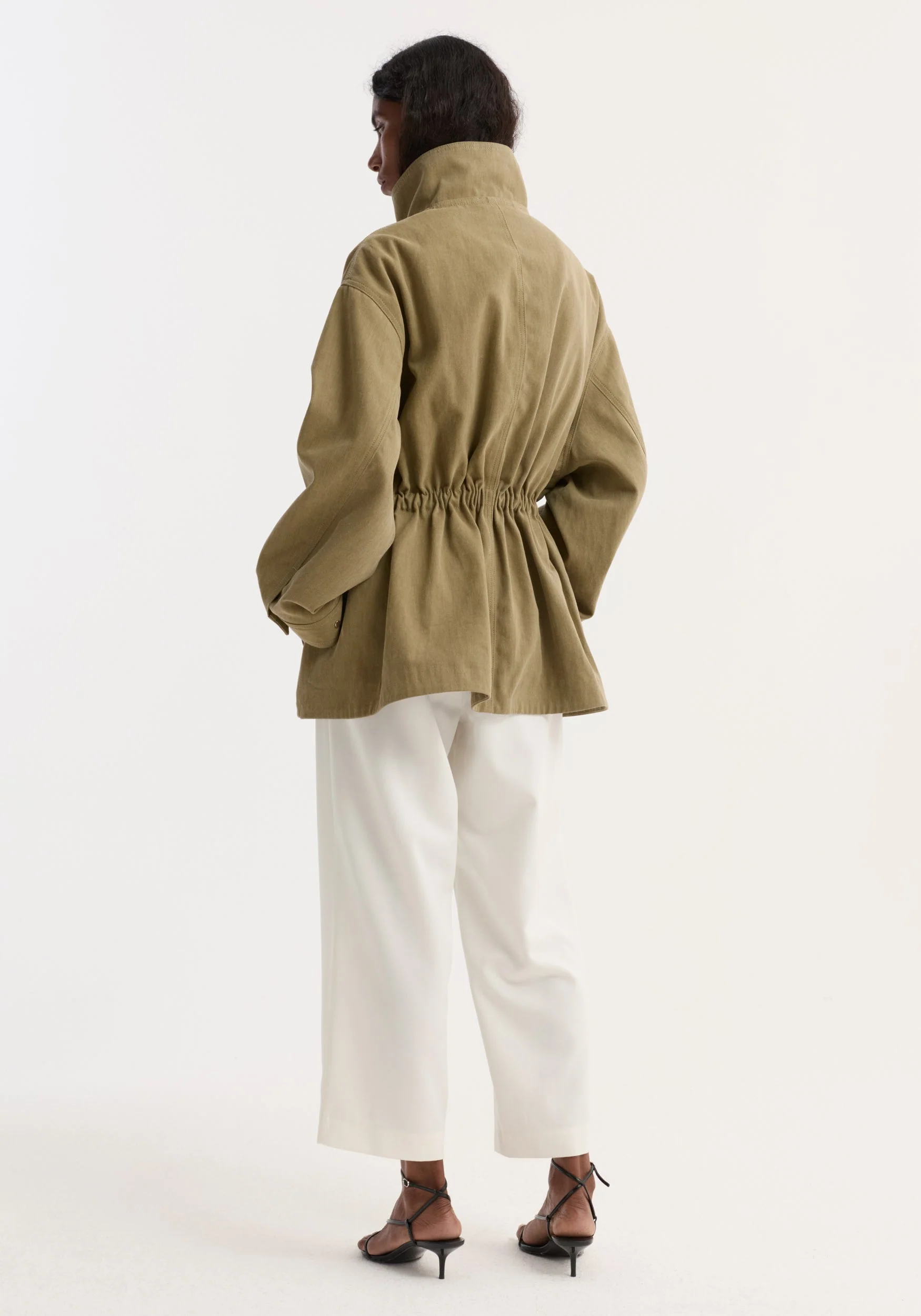ROHE - Sculptural safari jacket | sage - Image 5