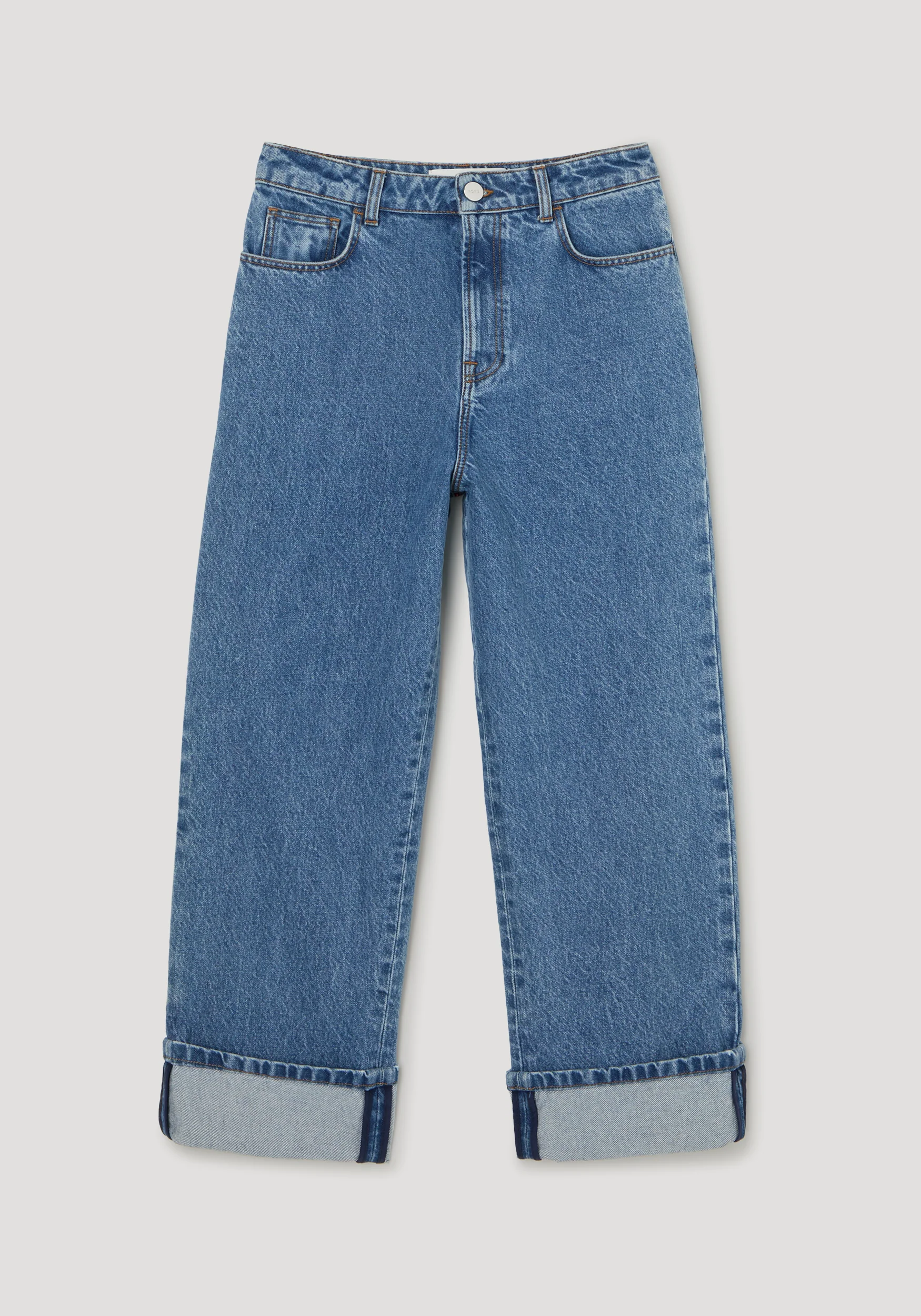 ROHE - Turn - up baggy denim | heritage blue - Image 6