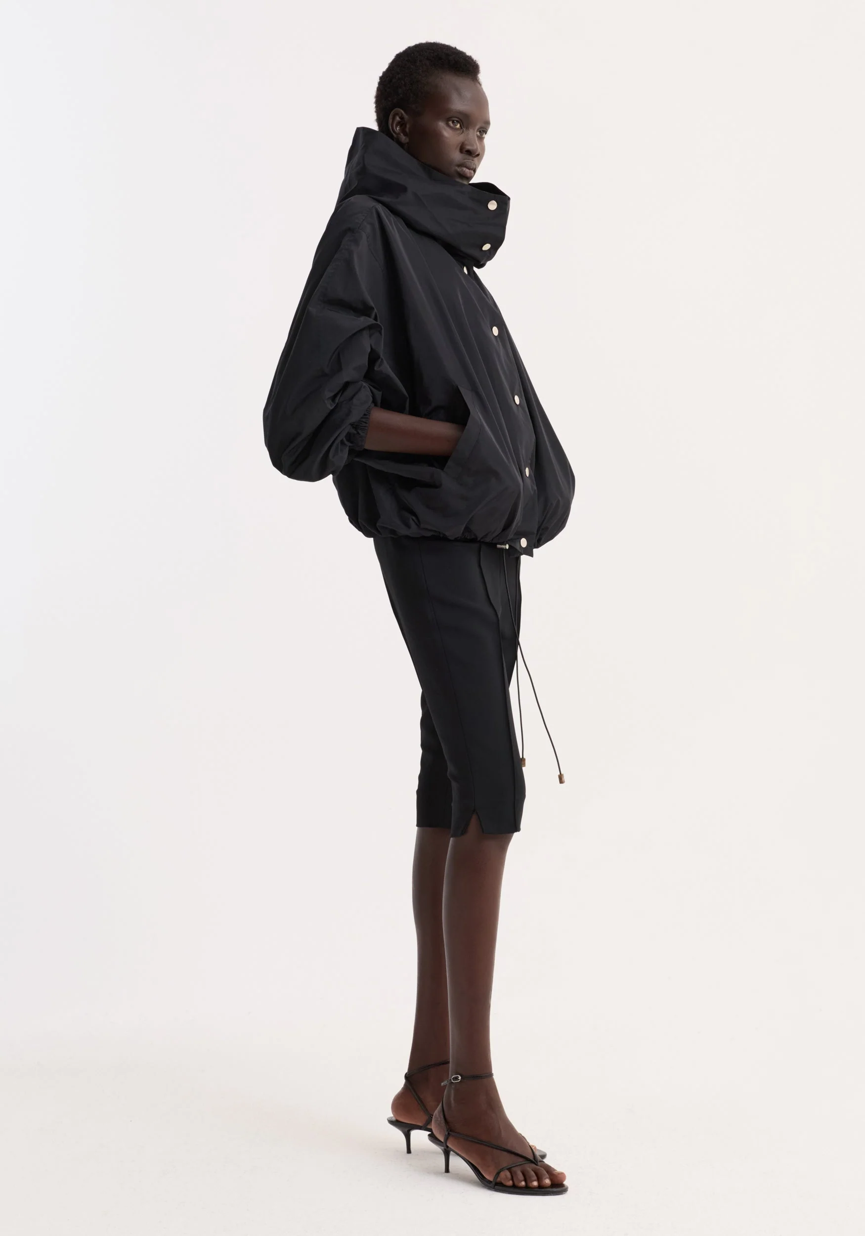 ROHE - Volume silk - blend jacket | black - Image 4