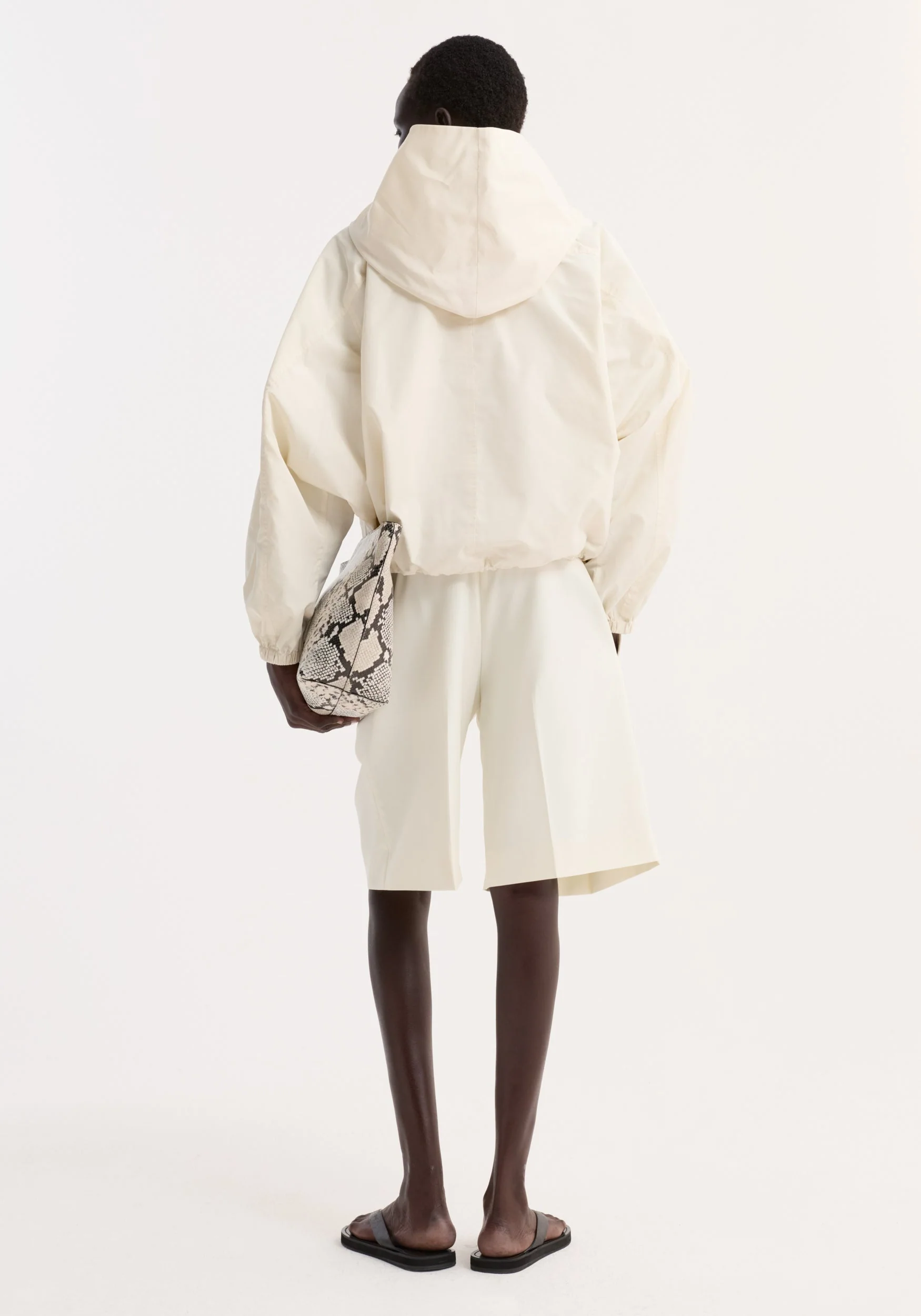ROHE - Volume silk - blend jacket | cream - Image 5