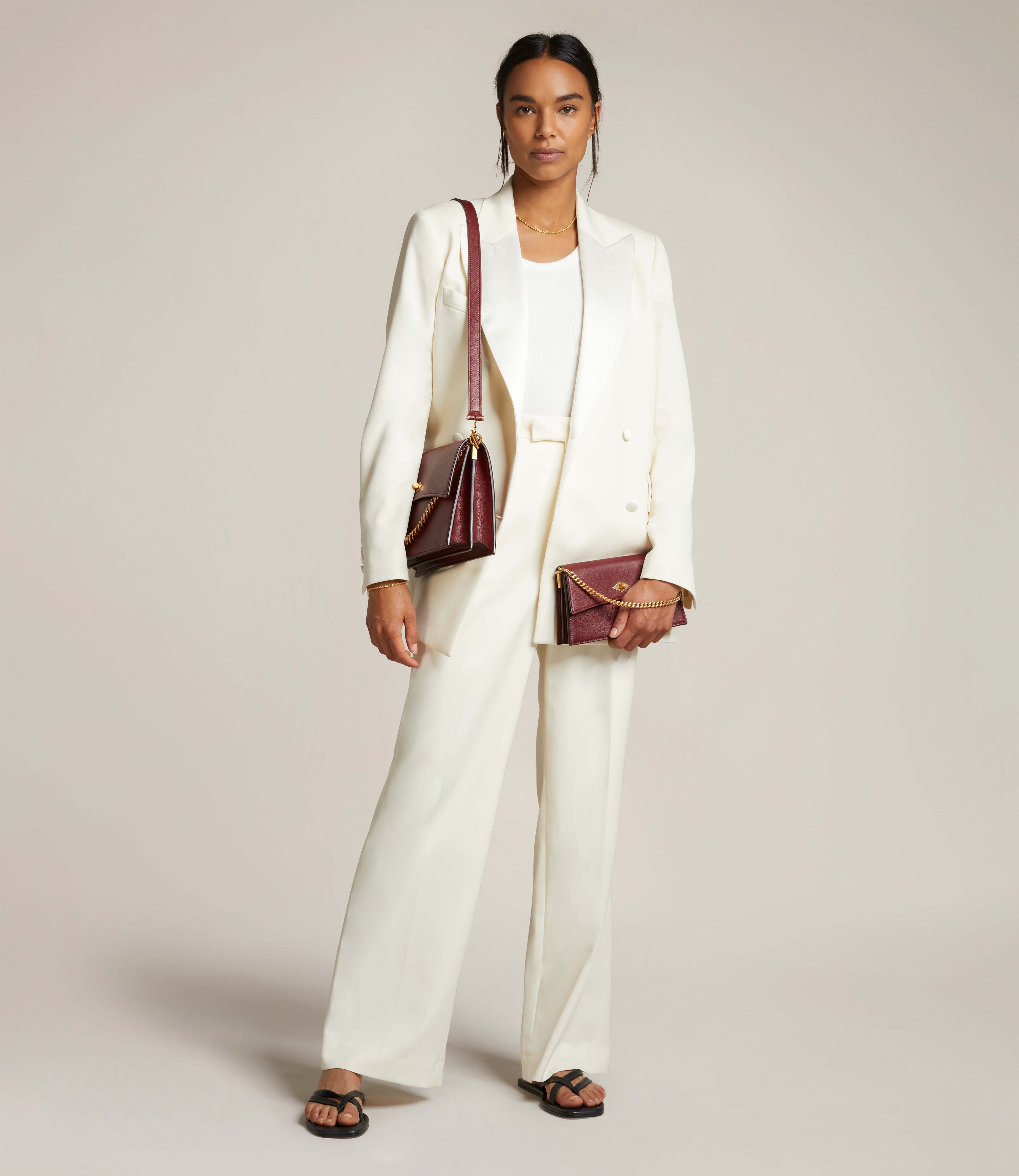 Metier - Roma Mini Clutch Buffalo Dark Cherry - Image 4