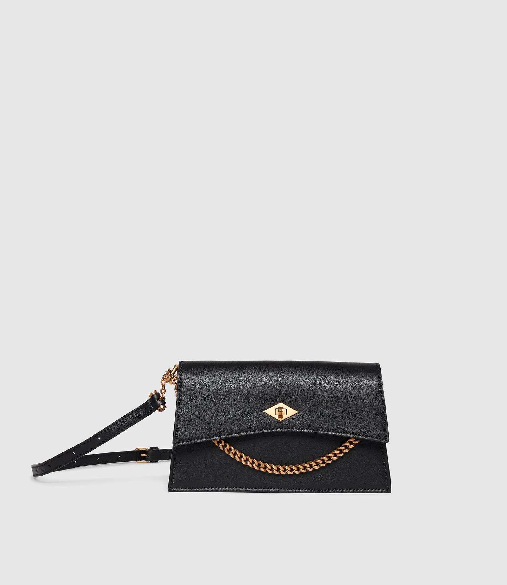 Metier - Roma Mini Clutch Smooth Calfskin Black