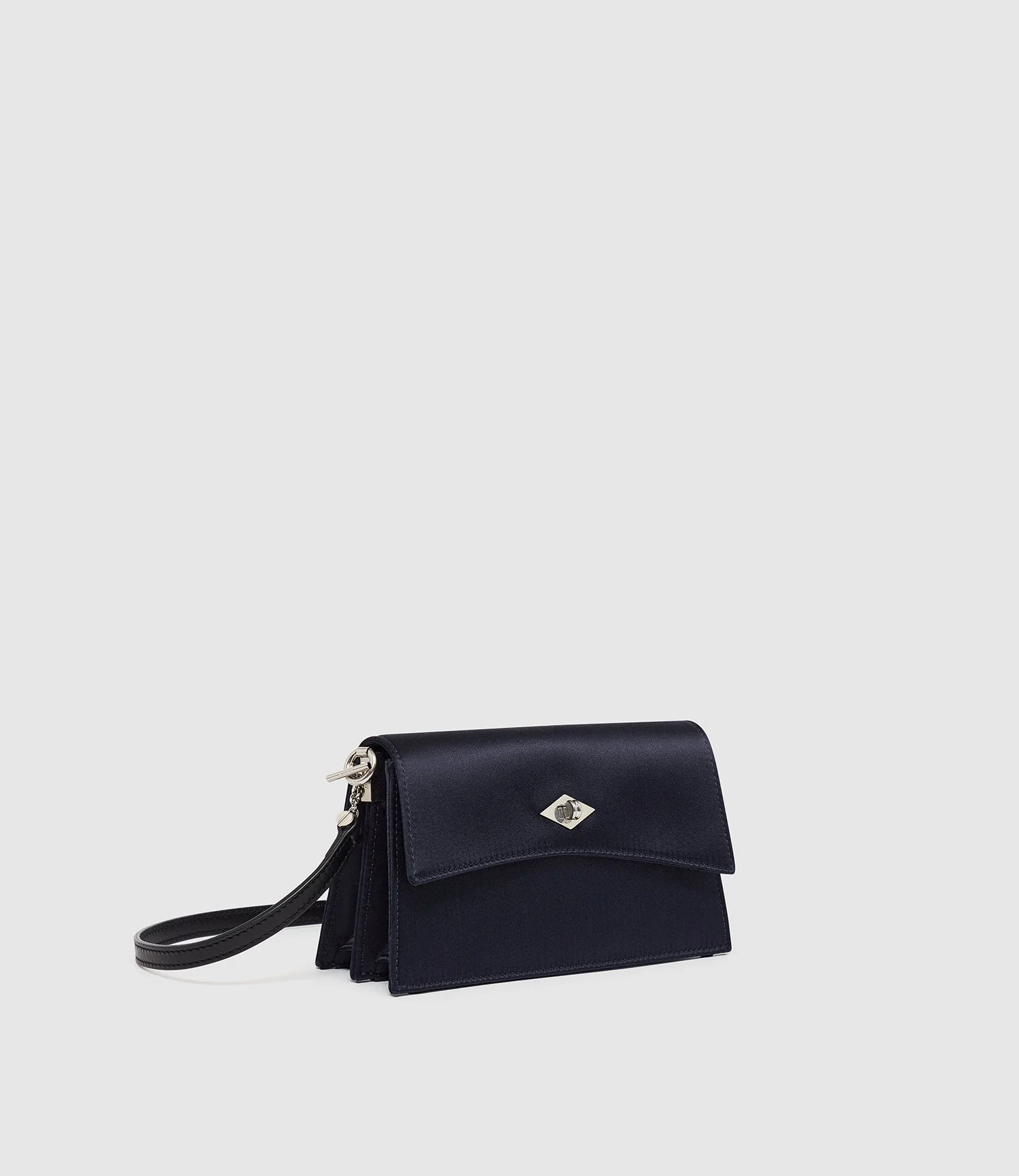Metier - Roma Mini Clutch Silk Satin Navy - Image 2