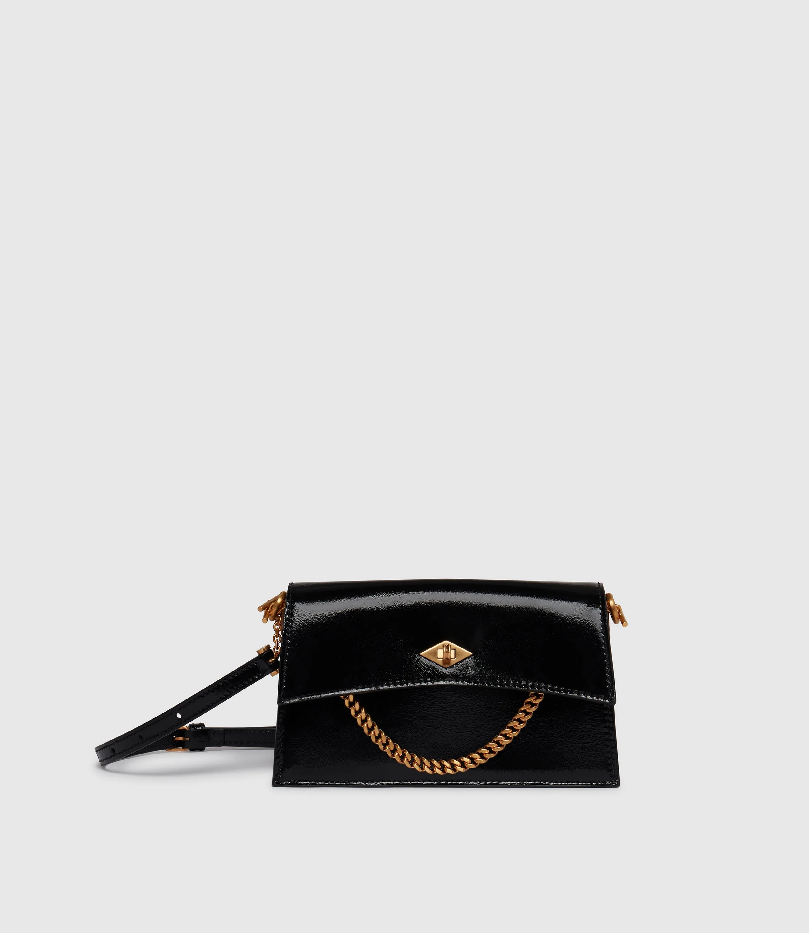 Metier - Roma Mini Glossy Calfskin Black
