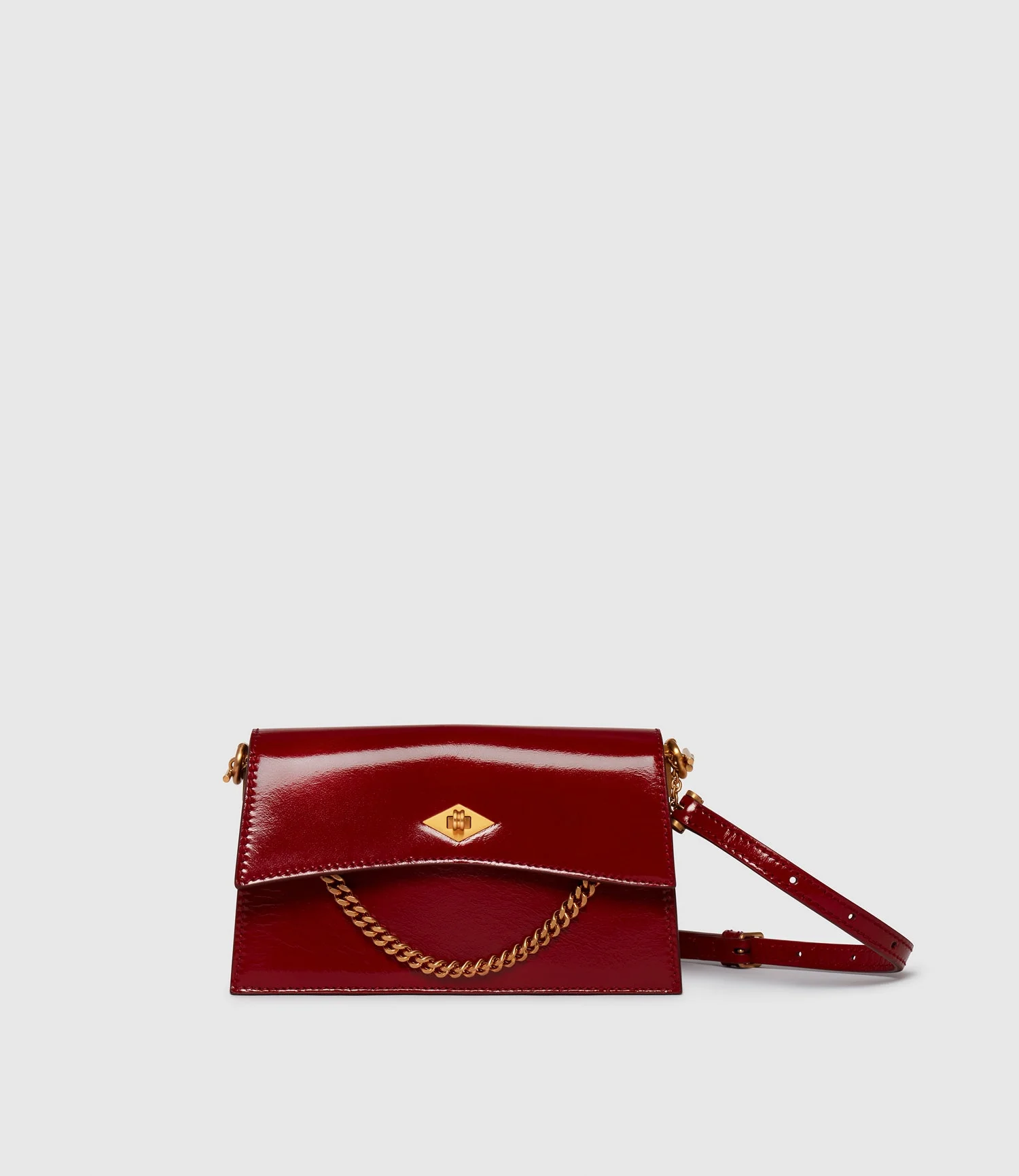 Metier - Roma Mini Glossy Calfskin Classic Red