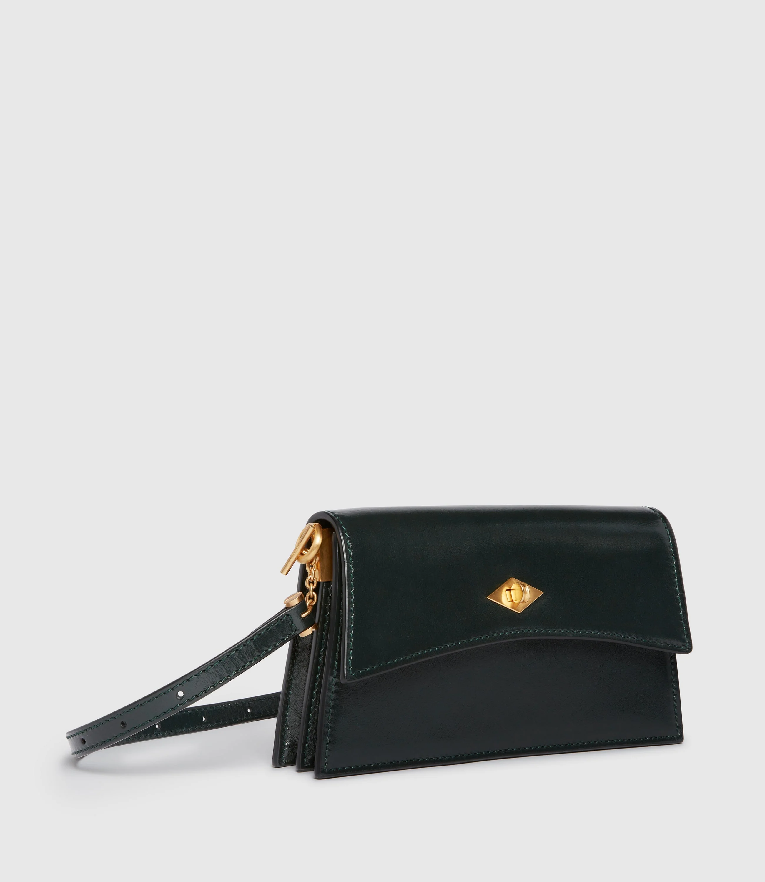 Metier - Roma Mini Glossy Calfskin Forest Green - Image 2