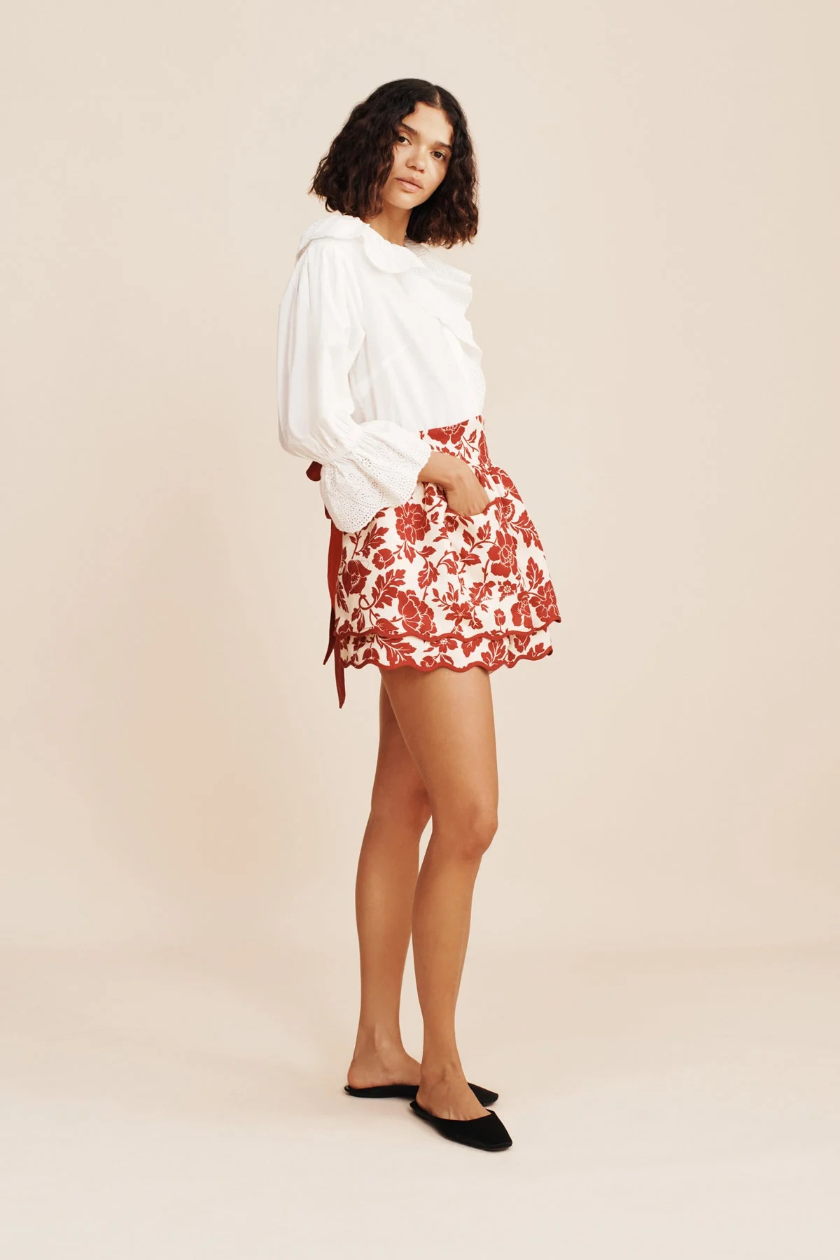 Posse - ROMEO APRON - SCARLET BLOOM - Image 4