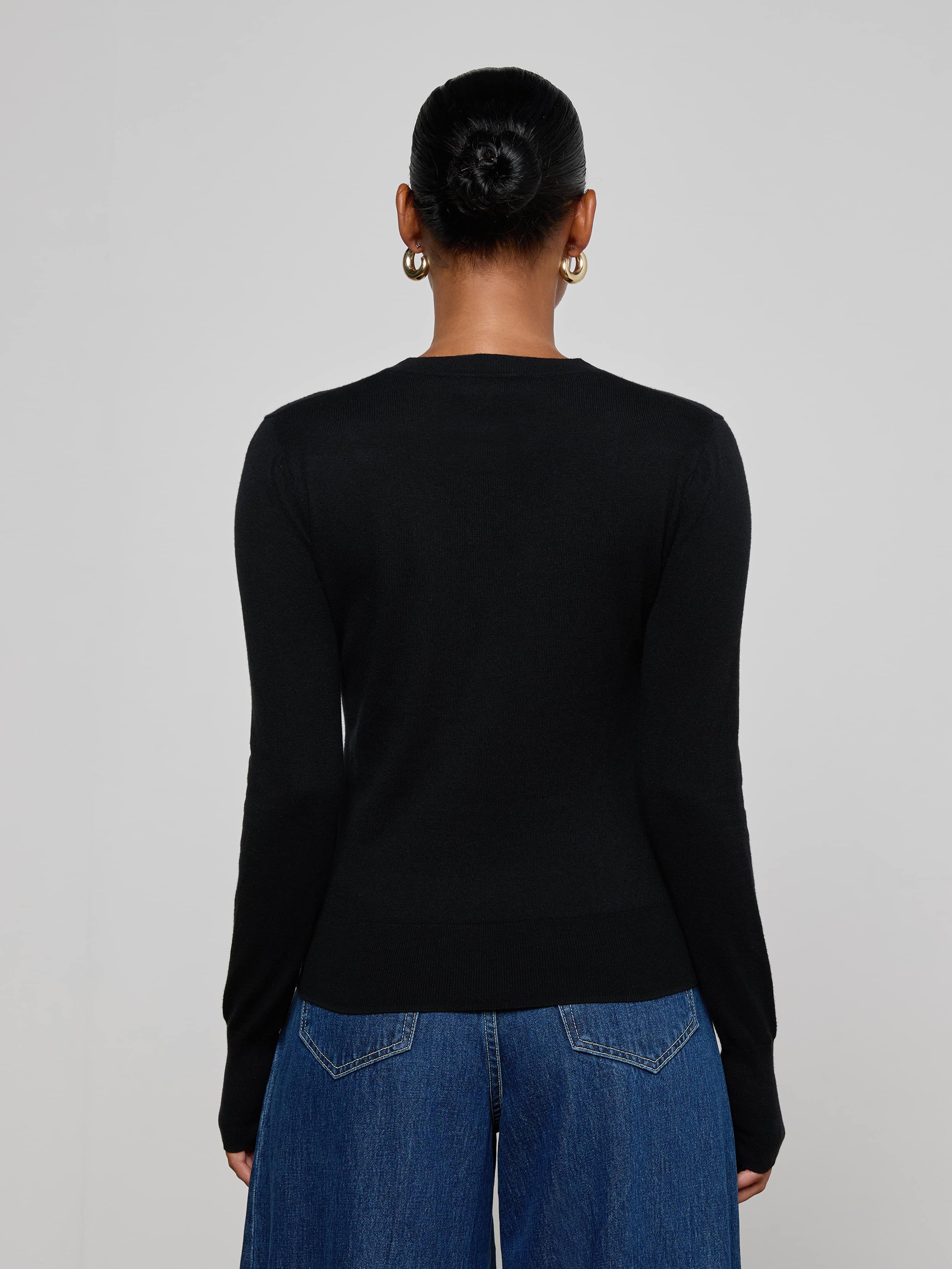 L'AGENCE - Ronda Knit Henley Top - Image 10