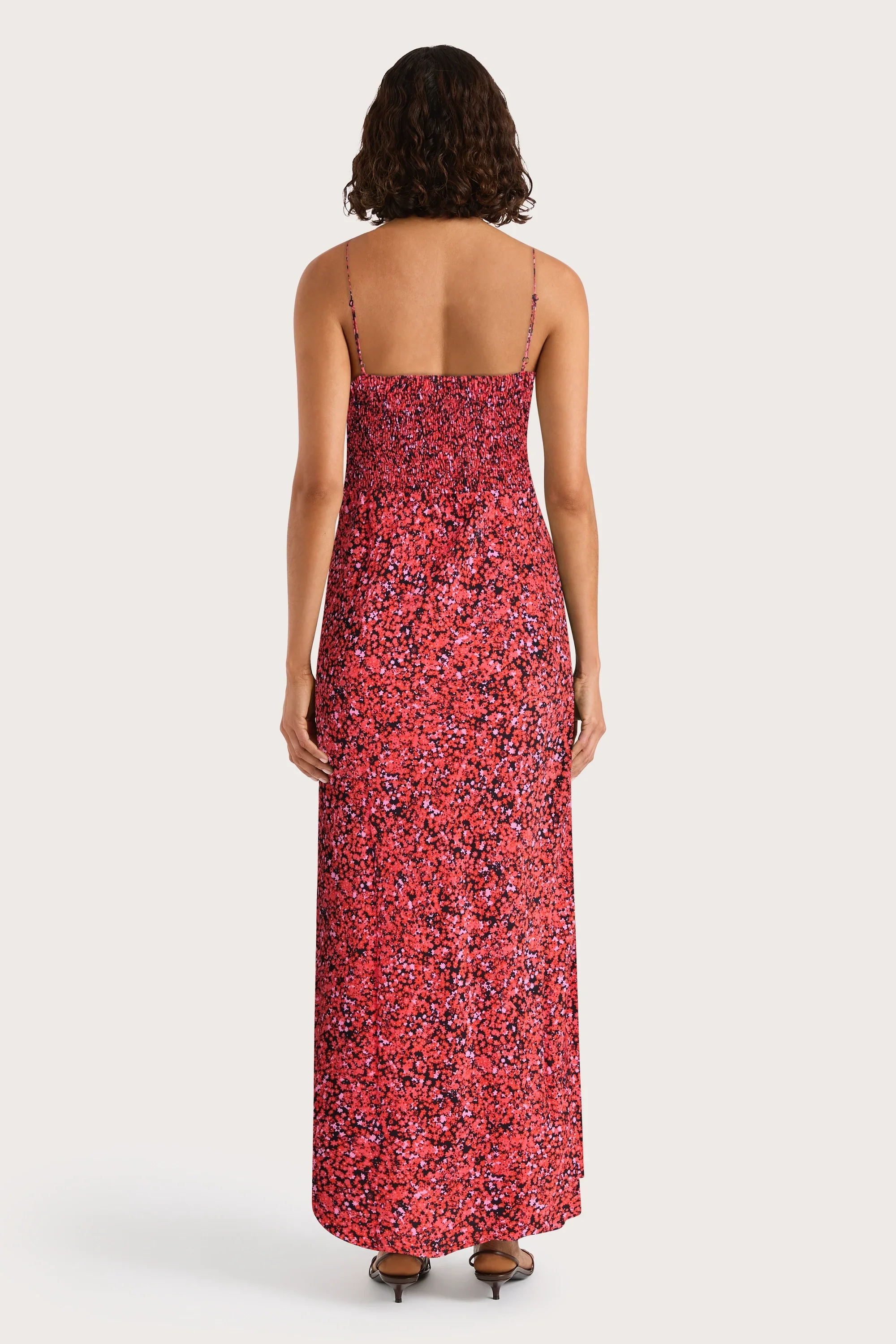 Faithfull - Rosas Midi Dress Meander Micro Red - Final Sale - Image 4
