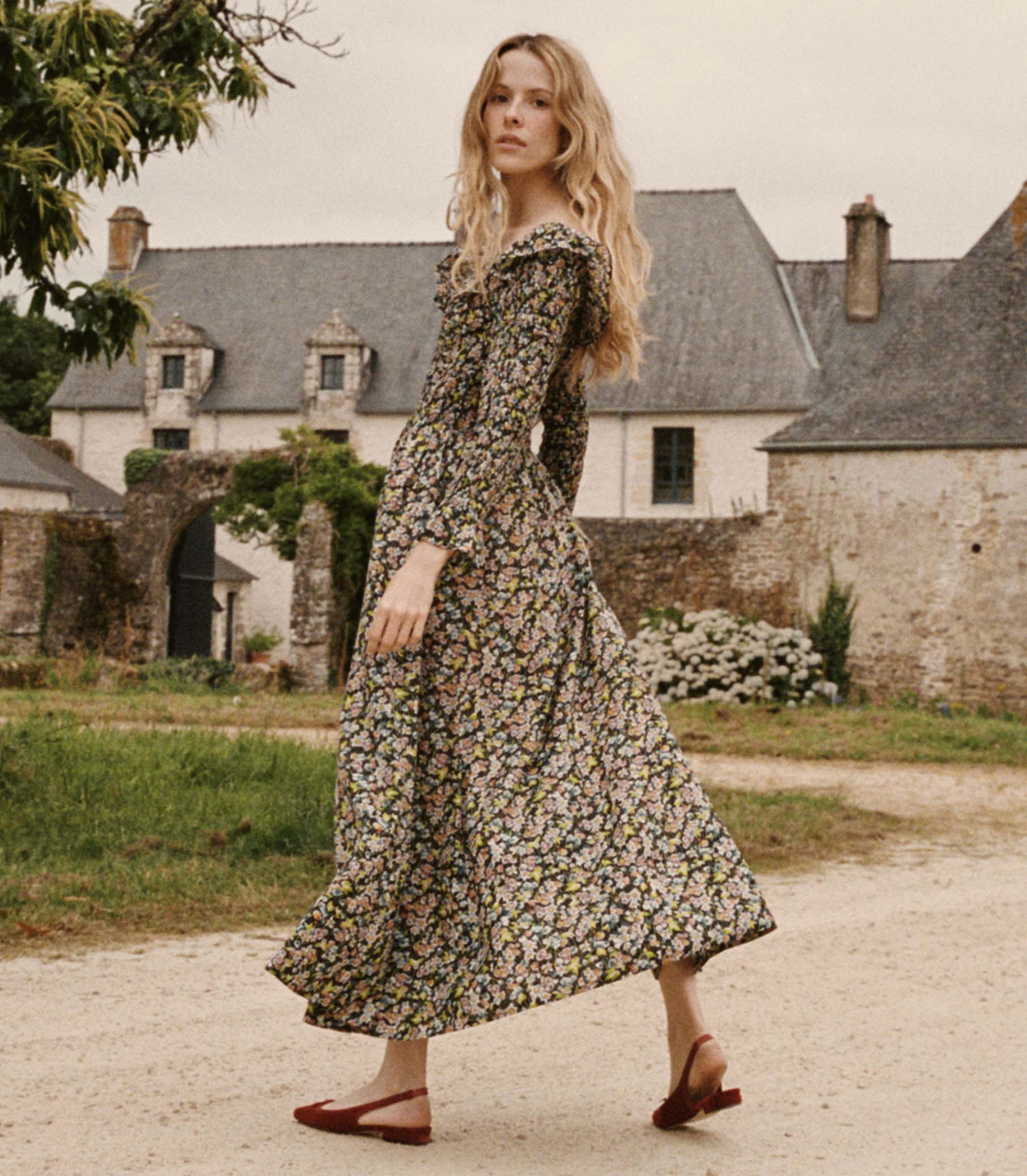 DÔEN - ROSENDA DRESS -- BLOSSOM BREEZE