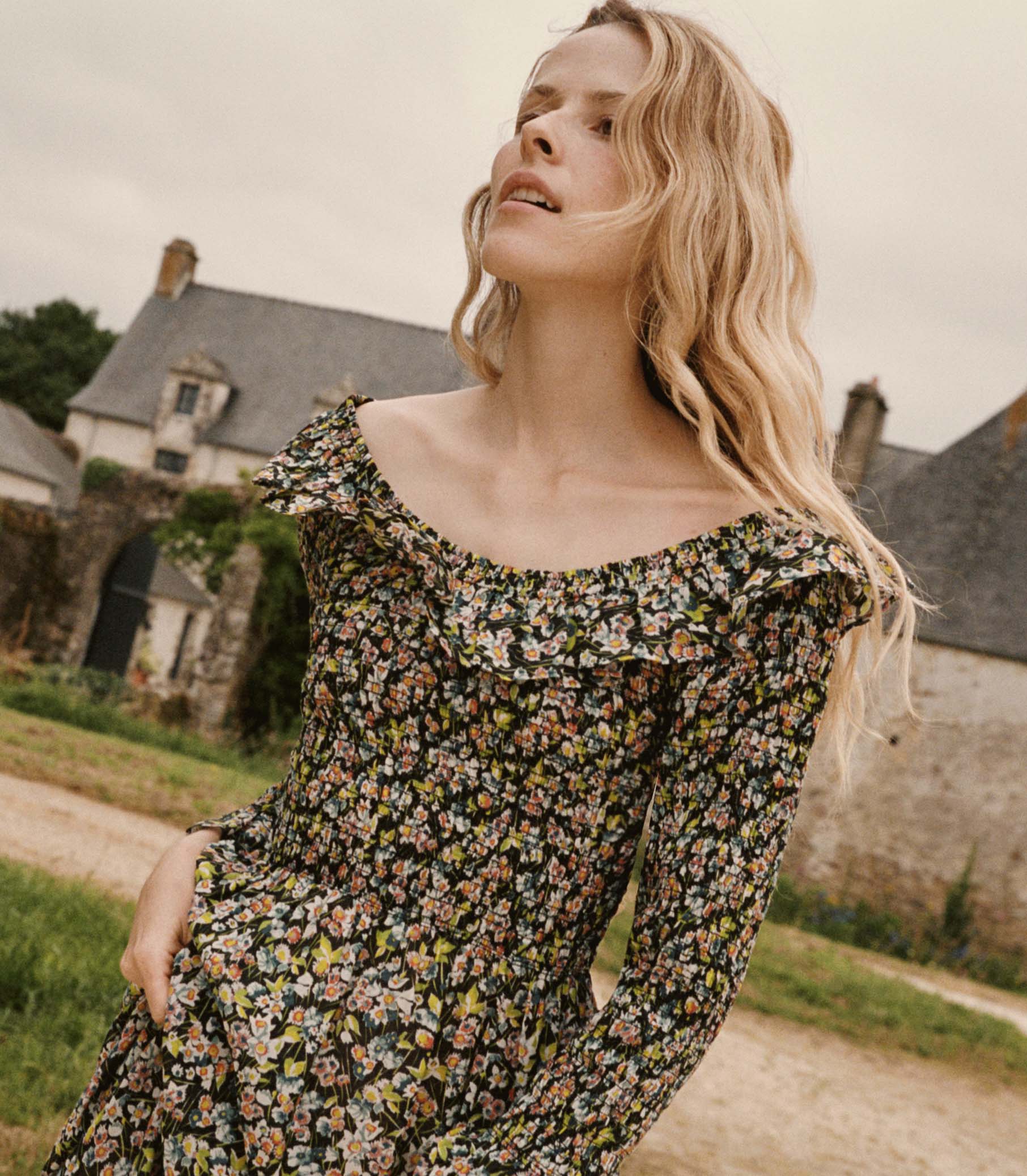 DÔEN - ROSENDA DRESS -- BLOSSOM BREEZE - Image 3