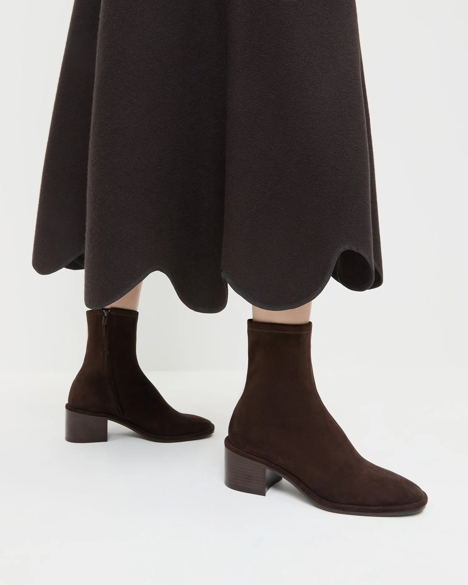 Loeffler Randall - Roxy Brown Suede Ankle Bootie - Image 2