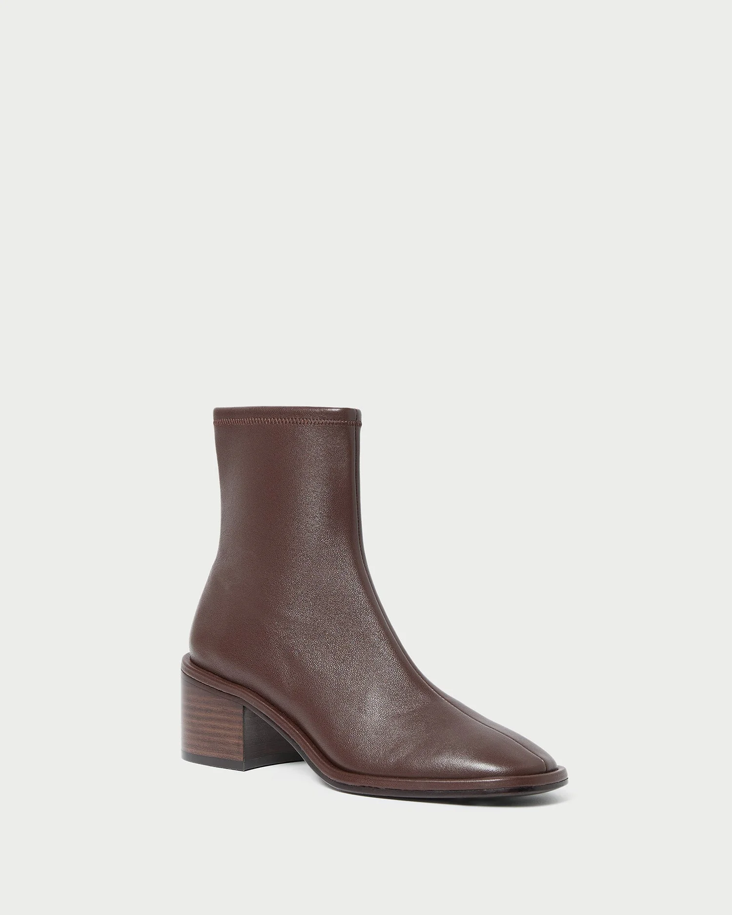 Loeffler Randall - Roxy Espresso Leather Ankle Bootie - Image 3