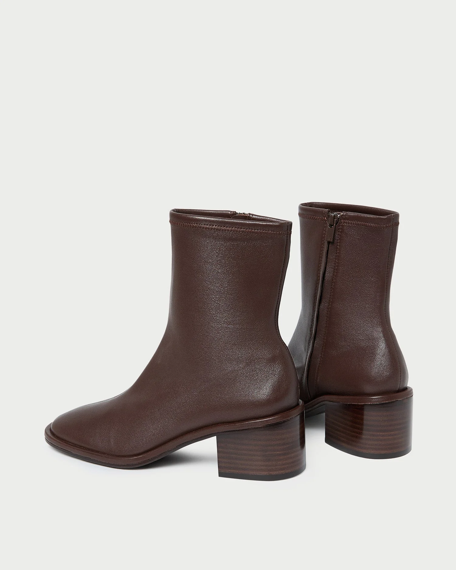 Loeffler Randall - Roxy Espresso Leather Ankle Bootie - Image 5