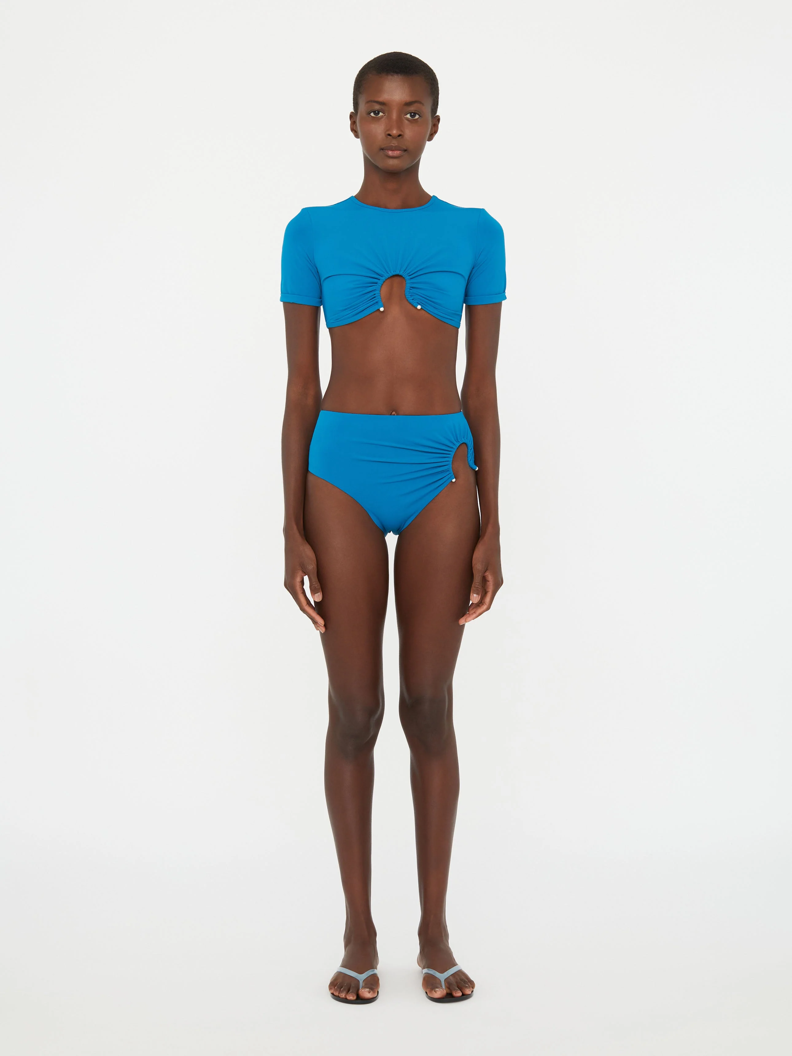 Christopher Esber - Ruched Crescent High Brief