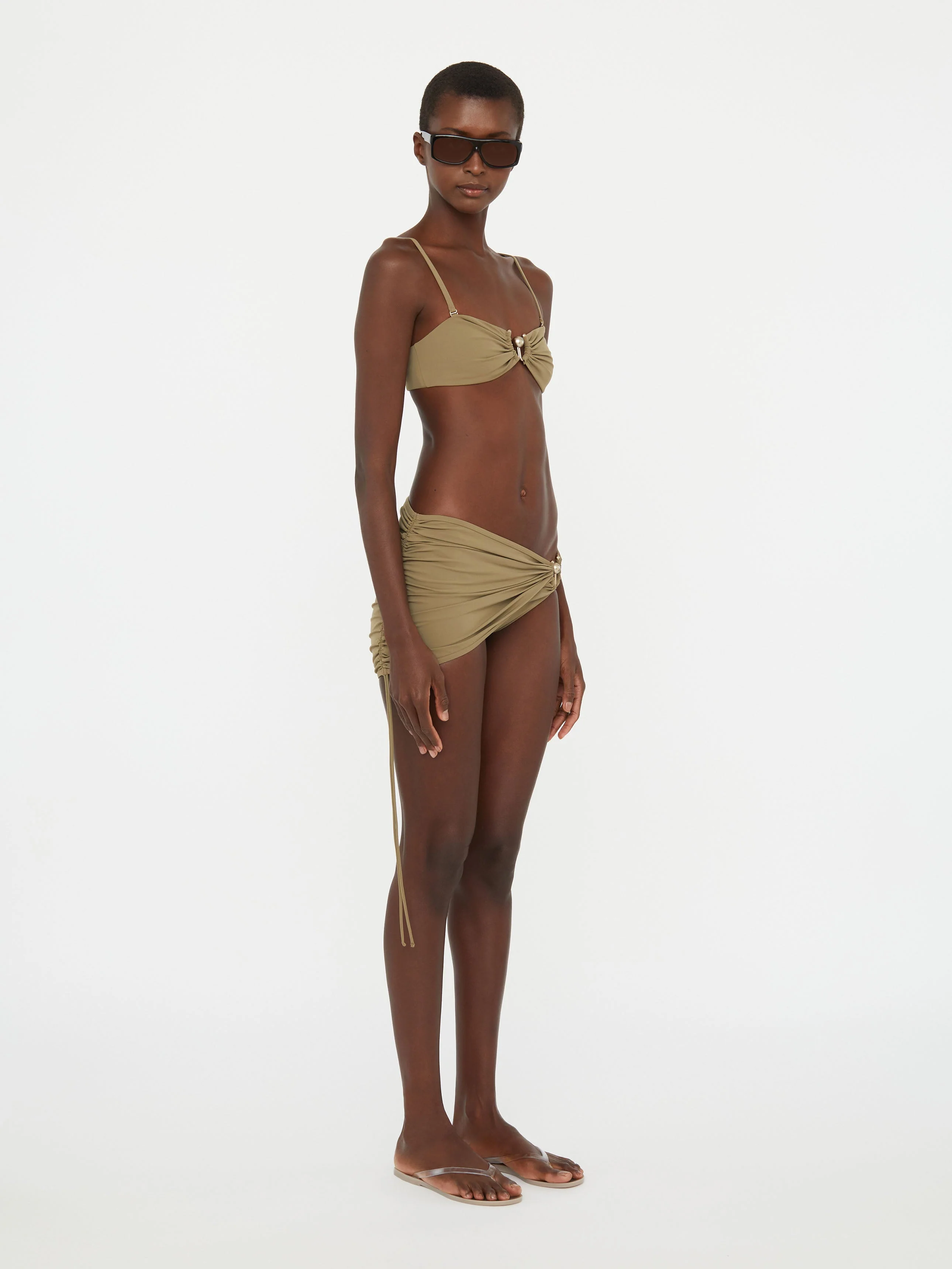 Christopher Esber - Ruched Orbit Skirt Brief - Image 4