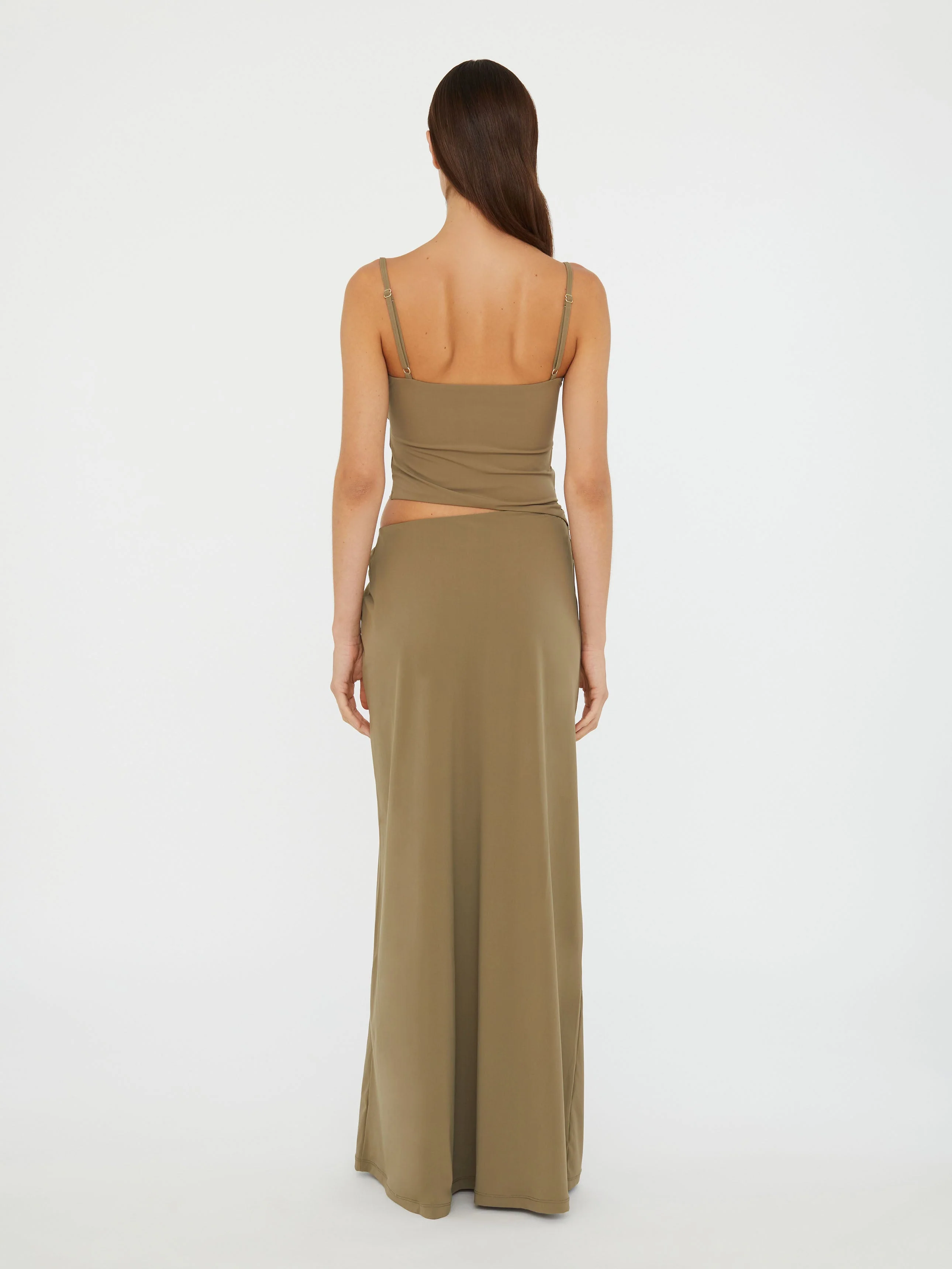 Christopher Esber - Ruched Orbit Split Dress - Image 6