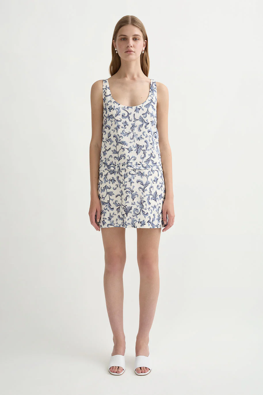 Posse - RUE MINI DRESS - BLUE BAROQUE - Image 6